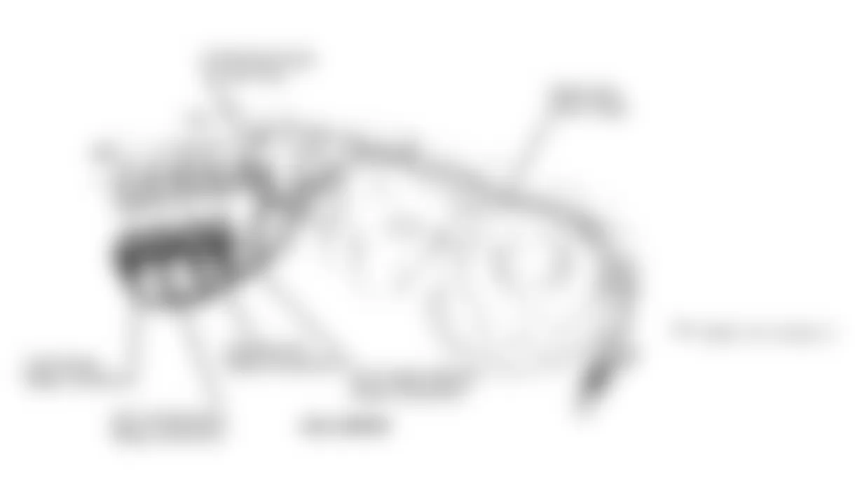 Buick Century Special 1991 - Component Locations -  Component Locations (4 Of 6)