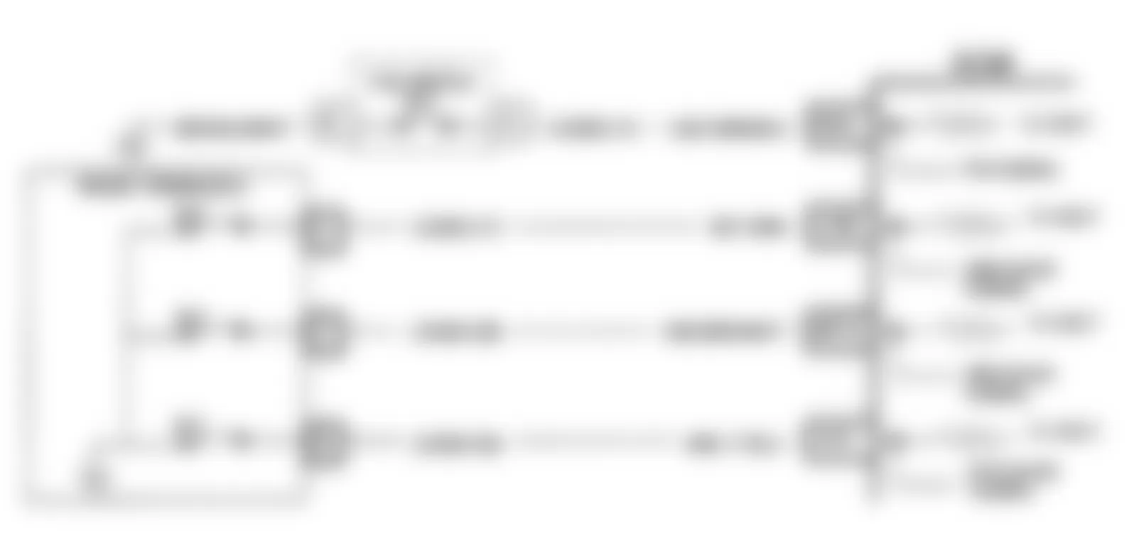 Buick LeSabre 1991 - Component Locations -  Code 31, Schematic, Park/Neutral Switch Circuit