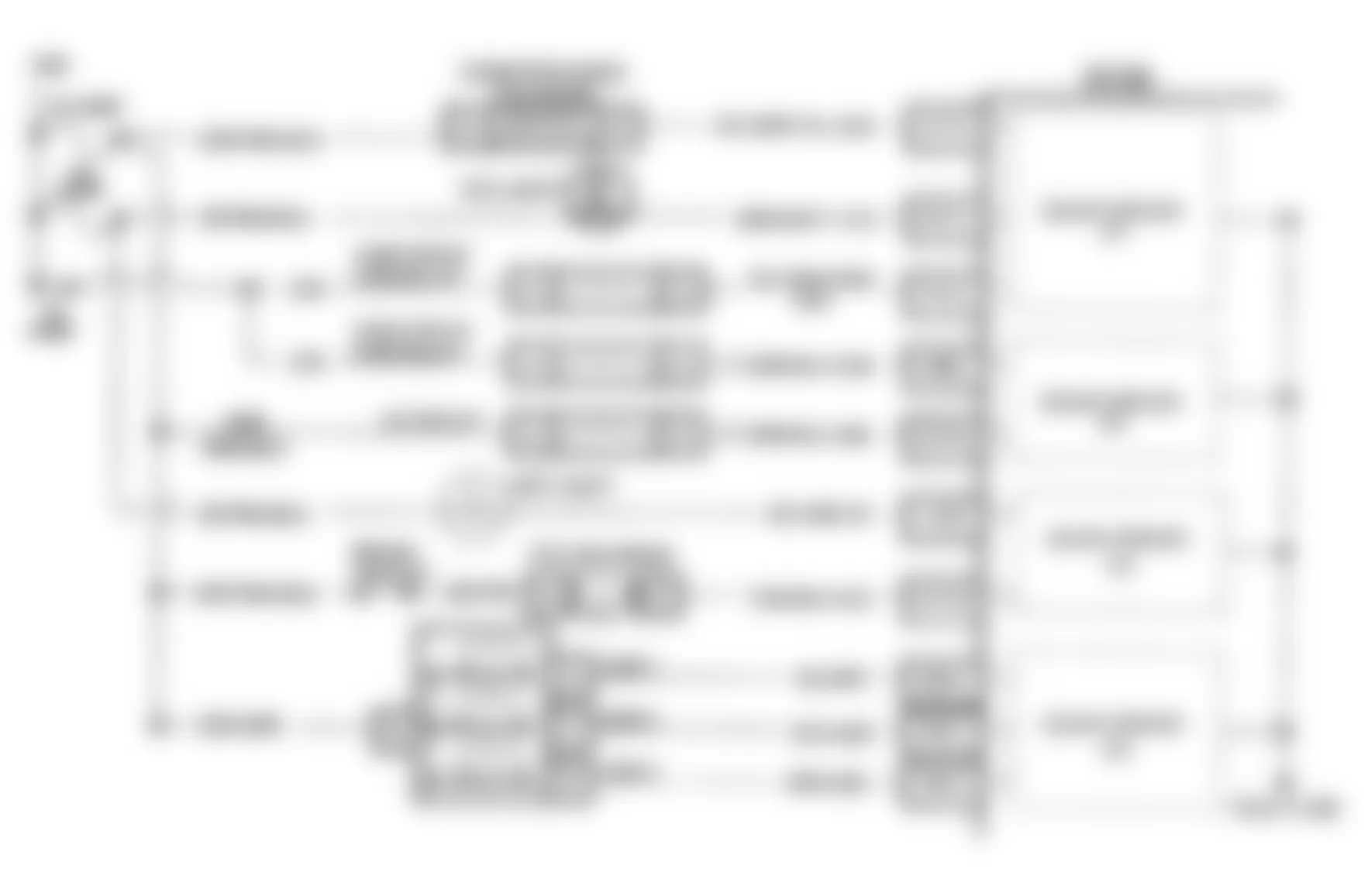 Buick LeSabre Limited 1991 - Component Locations -  Code 26, Schematic, Quad-Driver Circuit