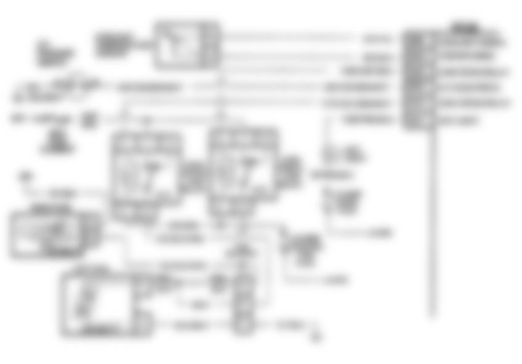 Buick Park Avenue 1991 - Component Locations -  Code 69, Schematic, A/C Head Pressure Switch