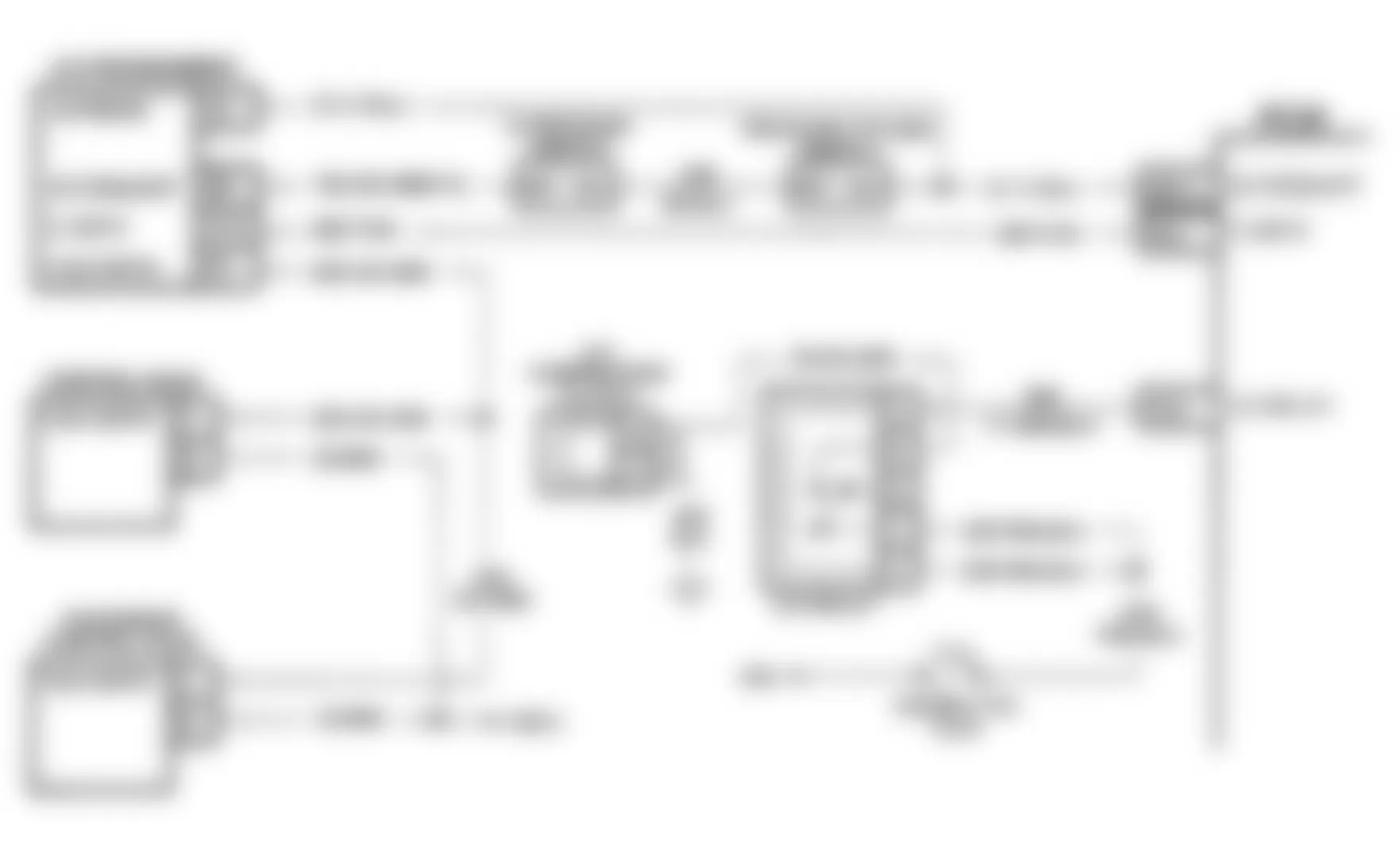 Buick Park Avenue Ultra 1991 - Component Locations -  Code 66, Schematic, (W/Digital Display) Low A/C Refrigerant Charge