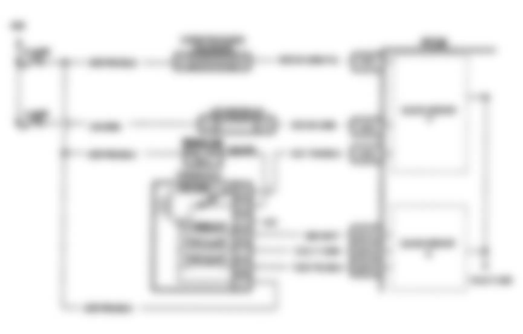 Buick Reatta 1991 - Component Locations -  Code 26, Schematic, Reatta & Riviera, Quad-Driver Circuit