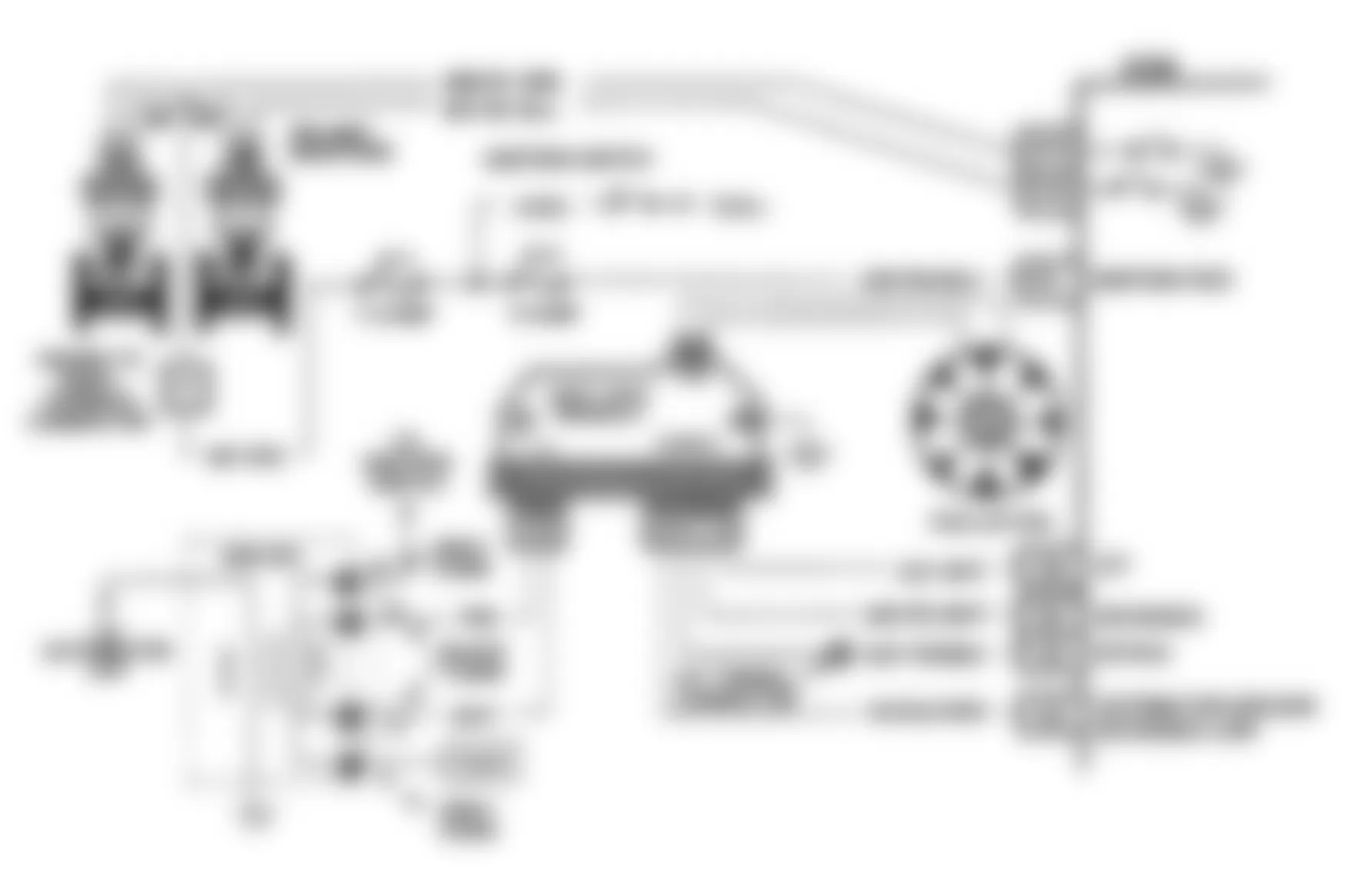 Buick Roadmaster Estate Wagon 1991 - Component Locations -  Code 42, Schematic, EST Circuit Open or Grounded