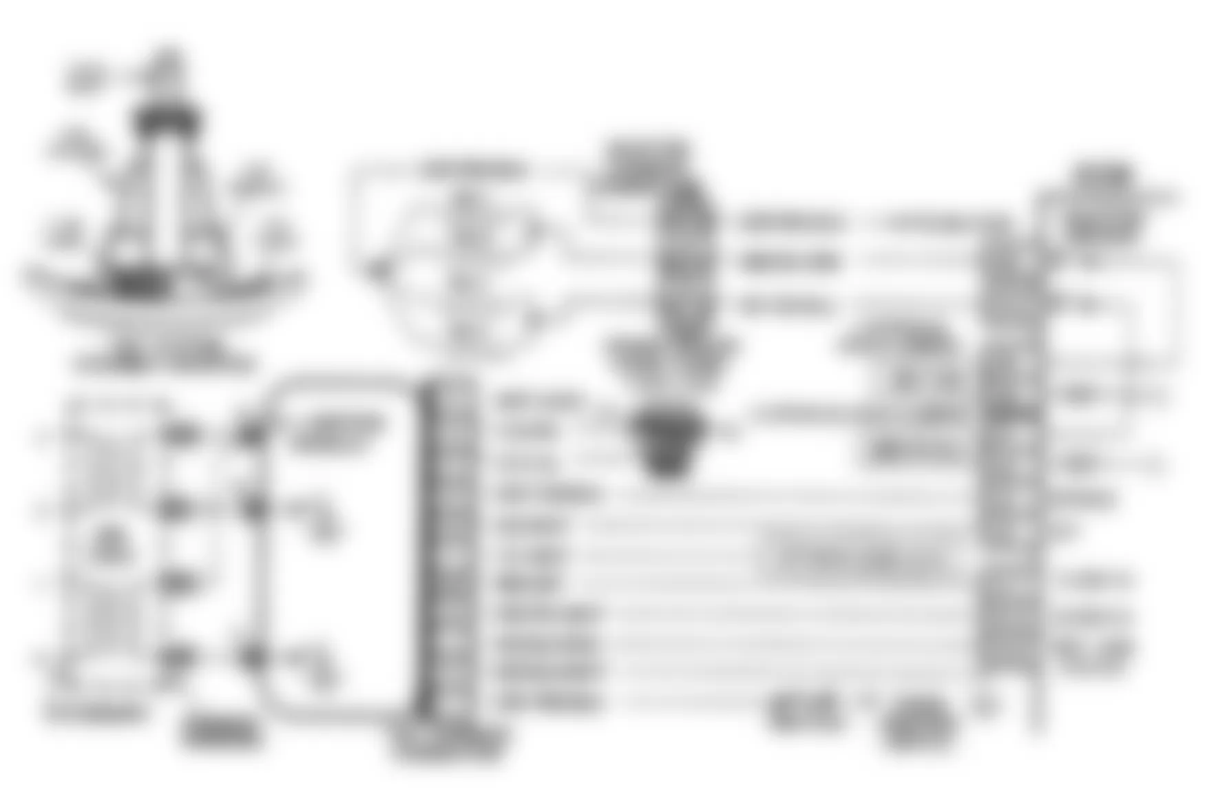 Buick Skylark 1991 - Component Locations -  Code 41, Schematic, W Body, 1X Reference Circuit