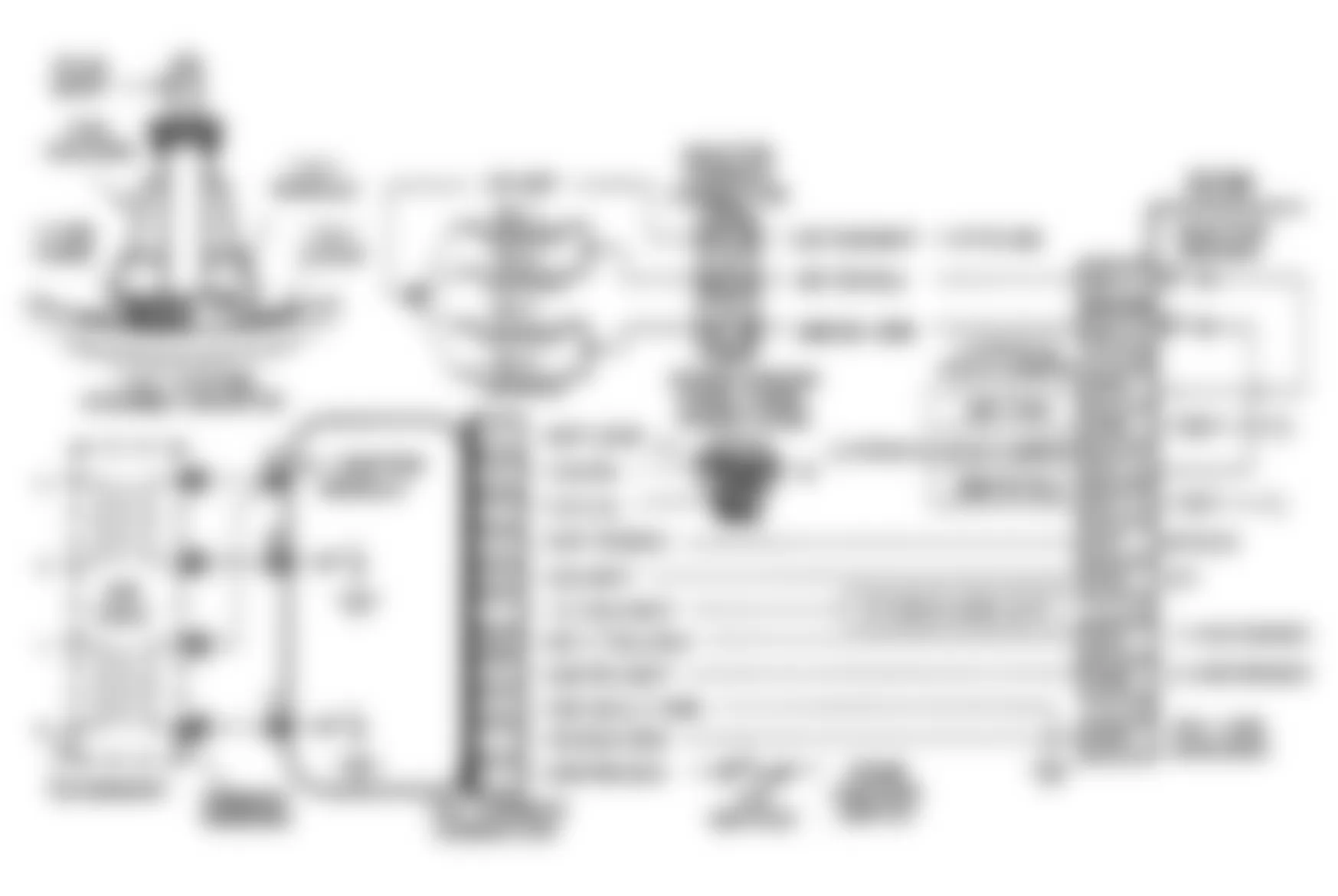 Buick Skylark Gran Sport 1991 - Component Locations -  Code 41, Schematic, L Body, 1X Reference Circuit