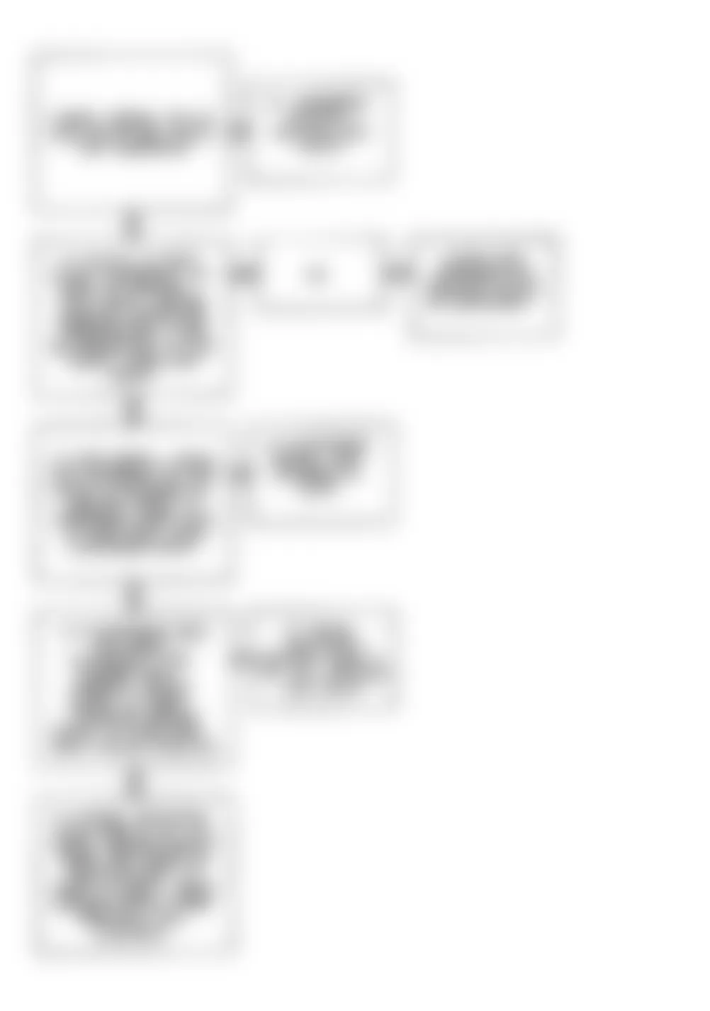 Buick Century Special 1992 - Component Locations -  Code 32, Flow Chart, EGR Sys Error