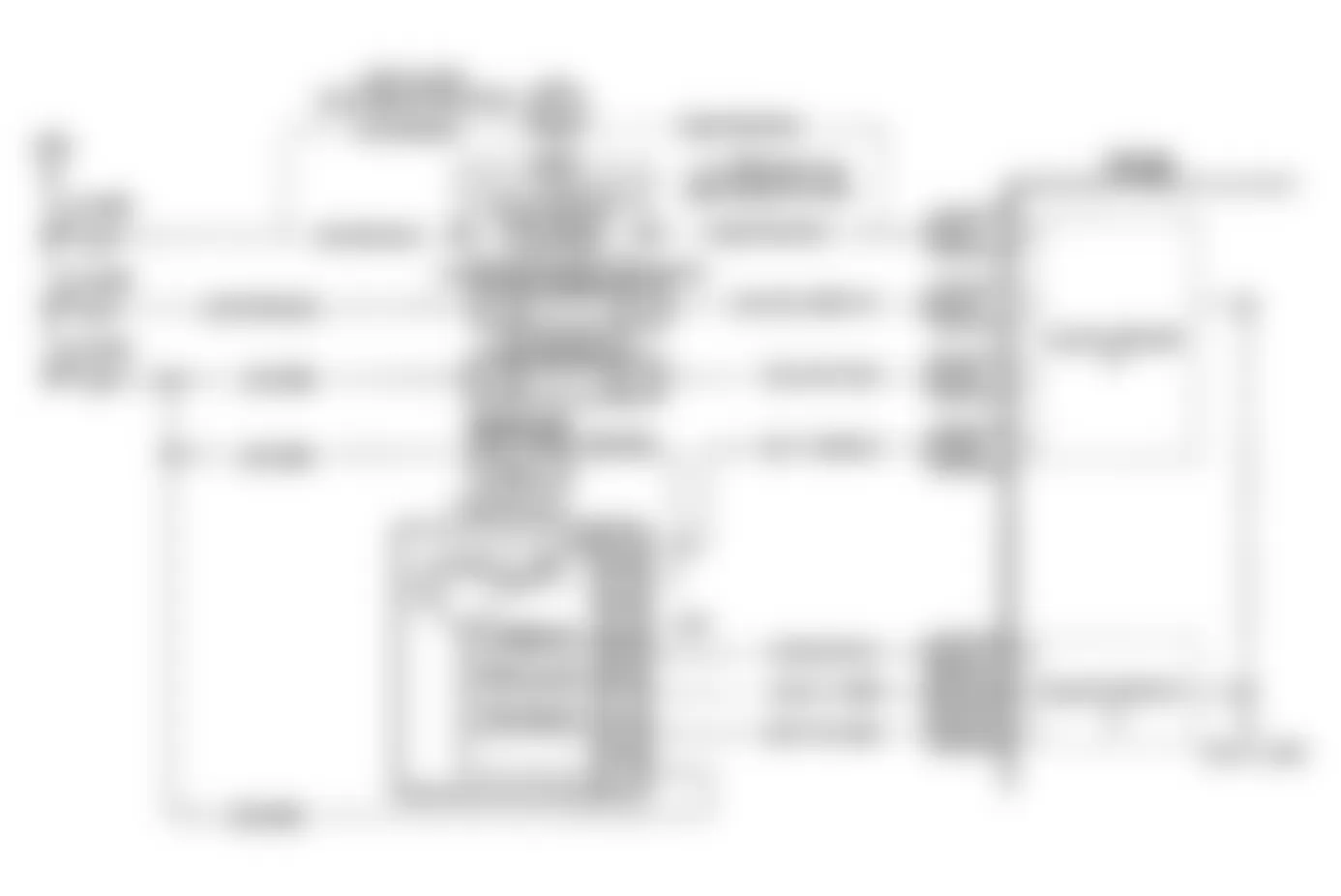 Buick LeSabre Limited 1992 - Component Locations -  Code 26, Schematic, Quad-Driver Ckt, (VIN L)