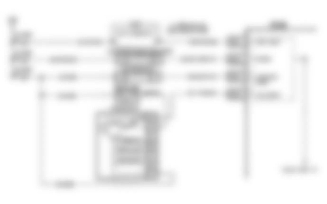 Buick LeSabre Limited 1992 - Component Locations -  Code 26, Schematic, Quad-Driver Ckt, (VIN 1)