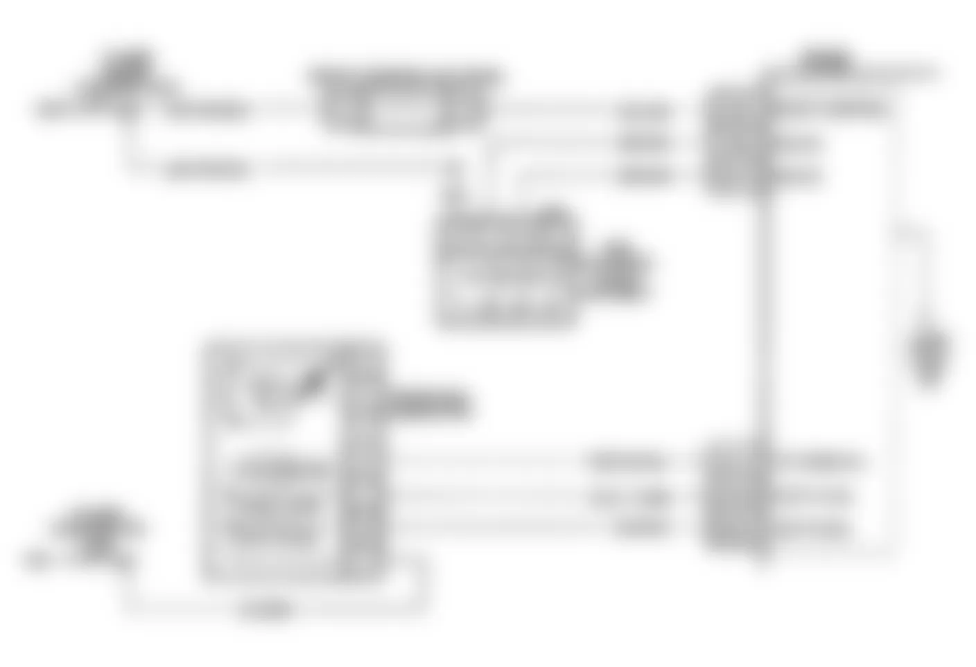 Buick LeSabre Limited 1992 - Component Locations -  Code 56, Schematic, Quad-Driver B Fault, VIN 1