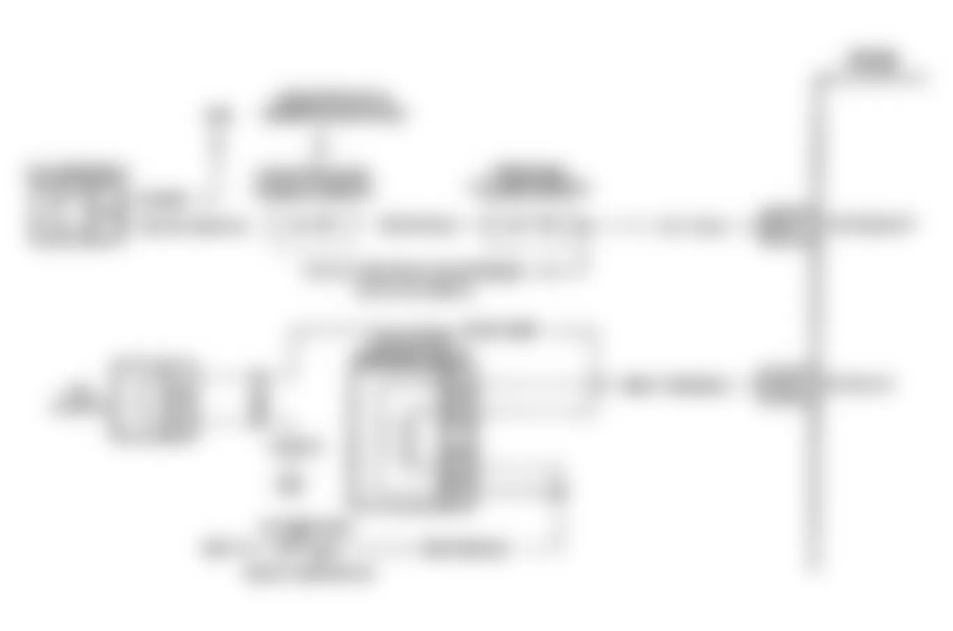 Buick LeSabre Limited 1992 - Component Locations -  Code 66, Schematic, Low A/C Refrigerant Charge (W/O Digital Display)