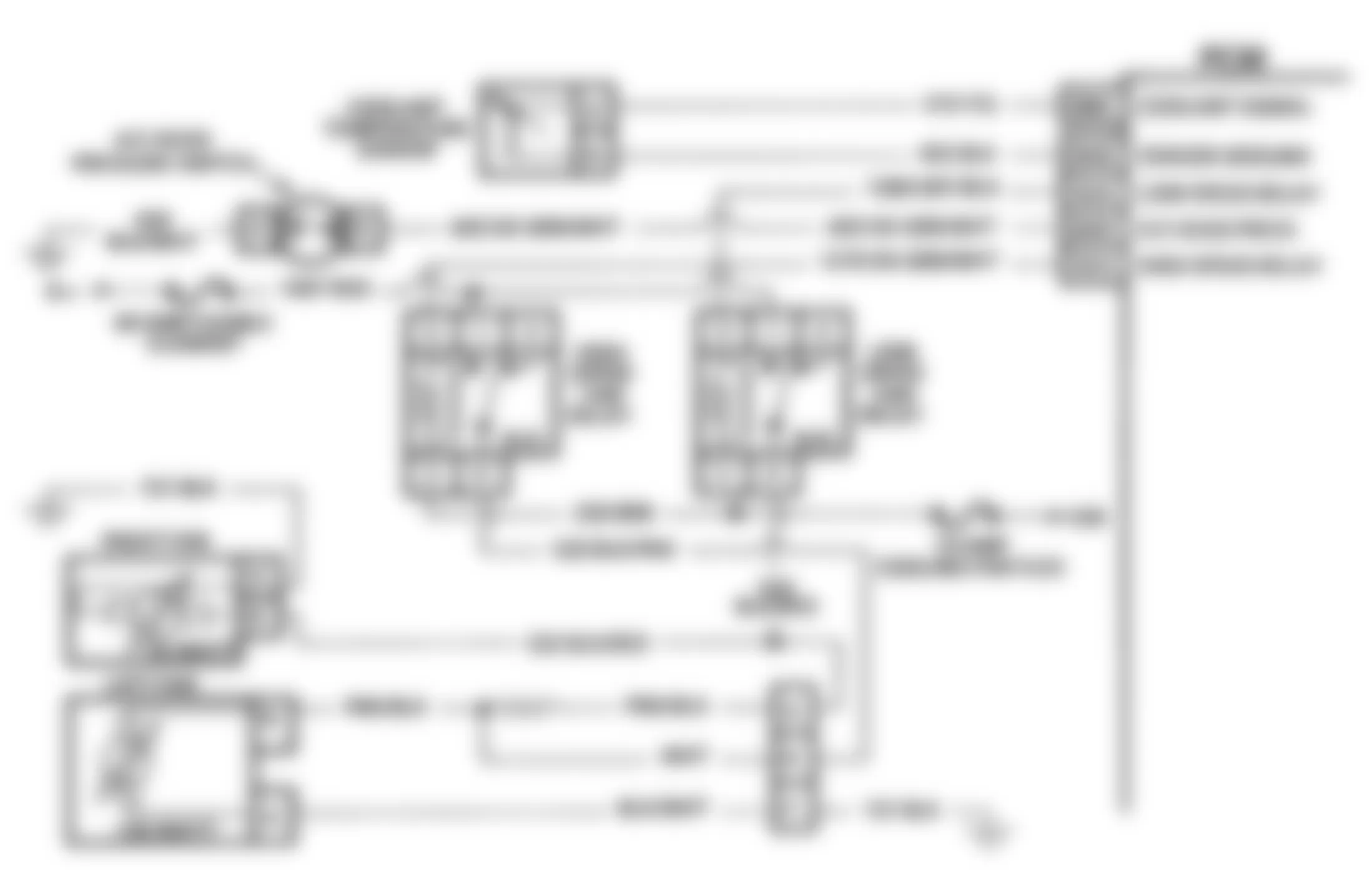 Buick LeSabre Limited 1992 - Component Locations -  Code 69, Schematic, A/C Head Pressure Switch