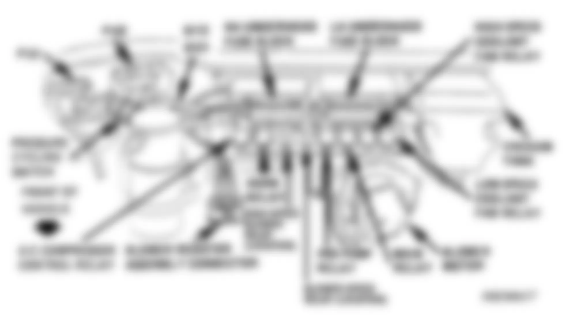 Buick Park Avenue Ultra 1992 - Component Locations -  Component Locations (3 Of 4)