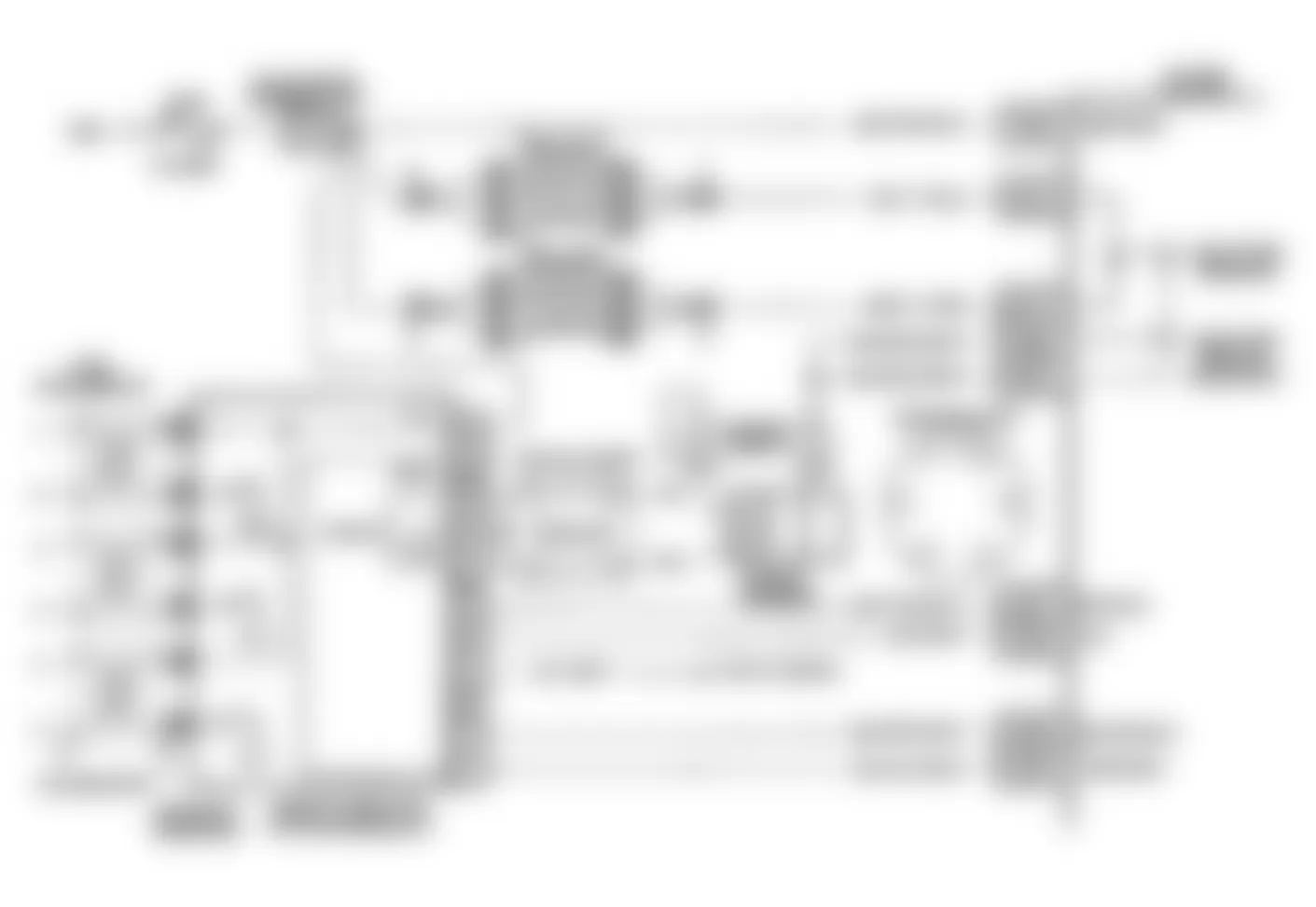 Buick Regal Custom 1992 - Component Locations -  Code 42, Schematic, EST Ckt Open or Grounded, J Body