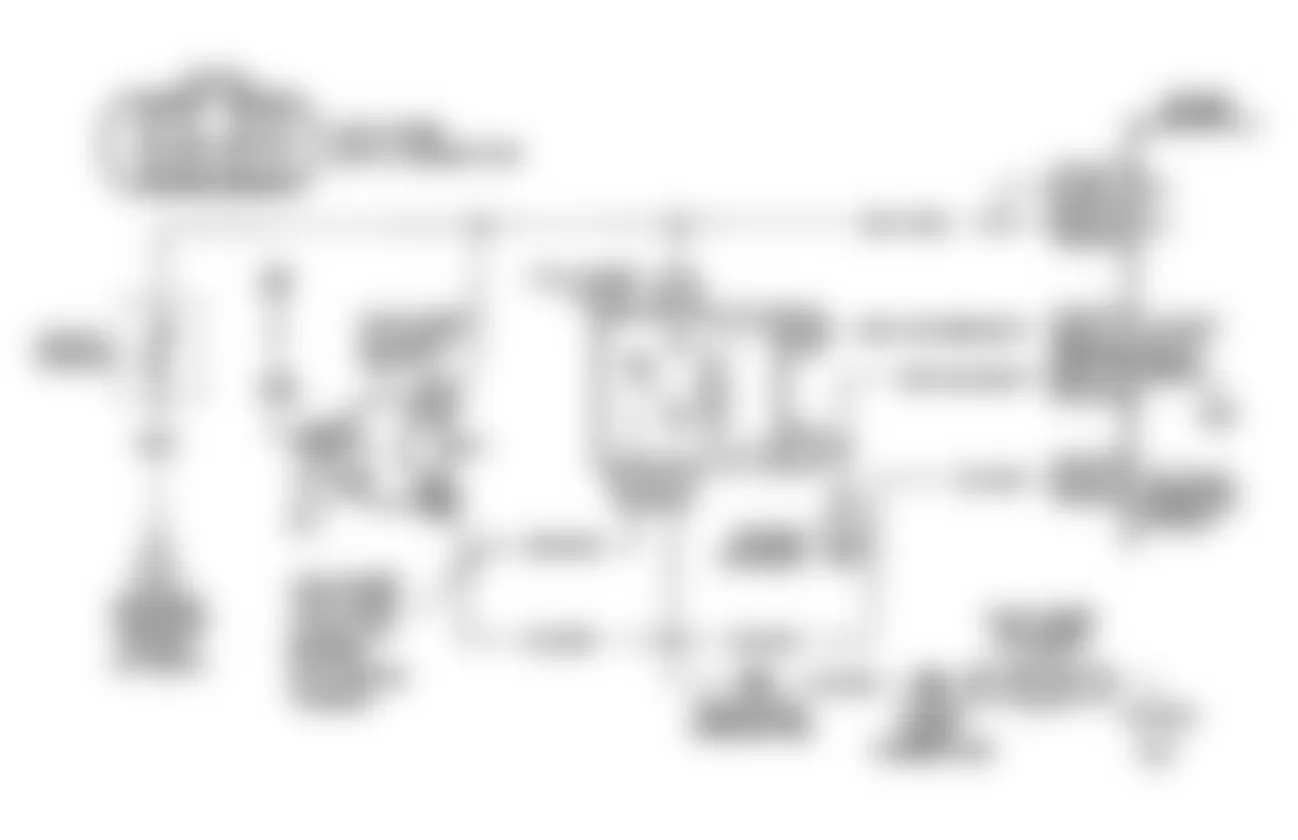 Buick Regal Custom 1992 - Component Locations -  Code 54, Schematic, Fuel Pump Voltage Low, L Body