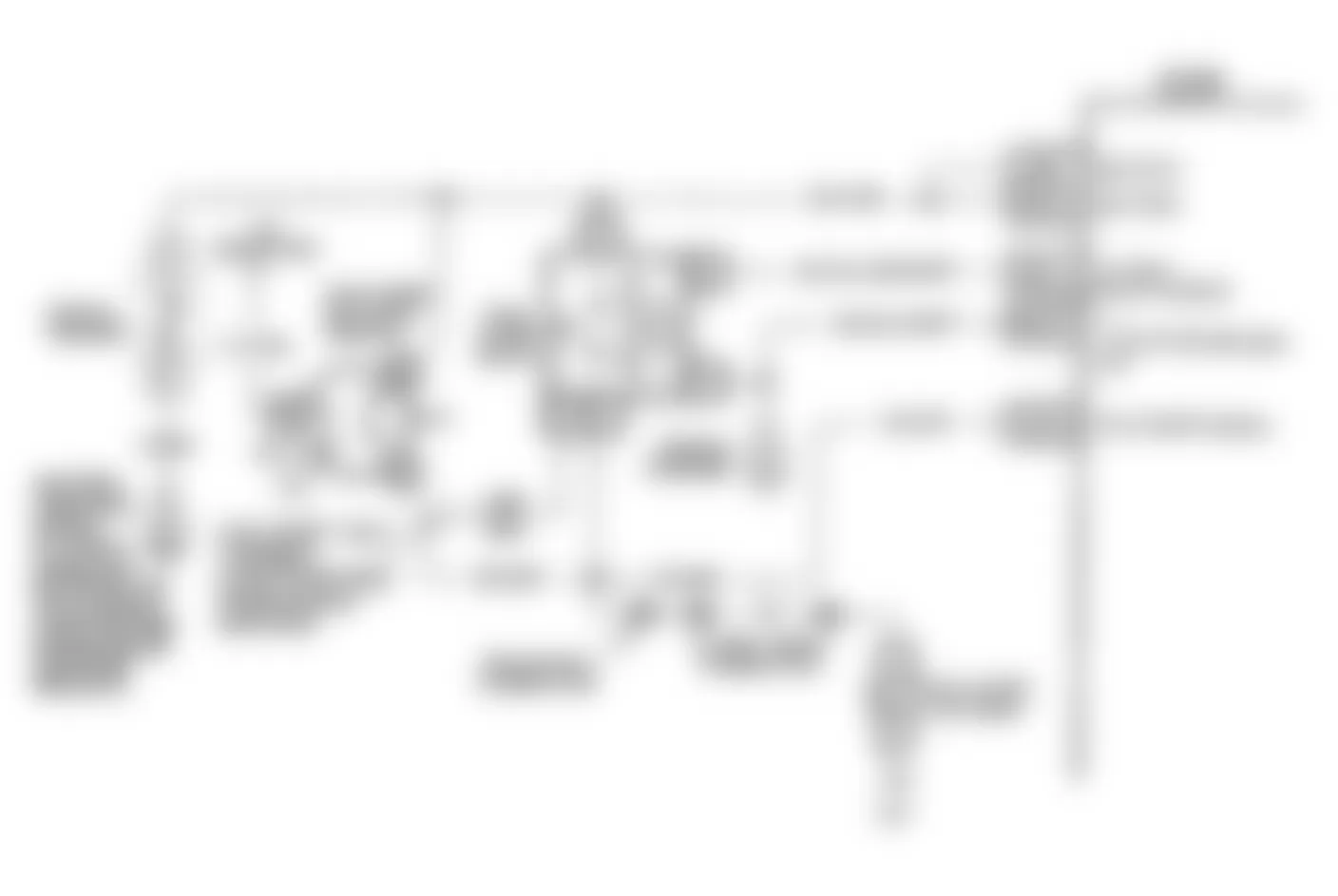 Buick Regal Limited 1992 - Component Locations -  Code 54, Schematic, Fuel Pump Voltage Low, F Body