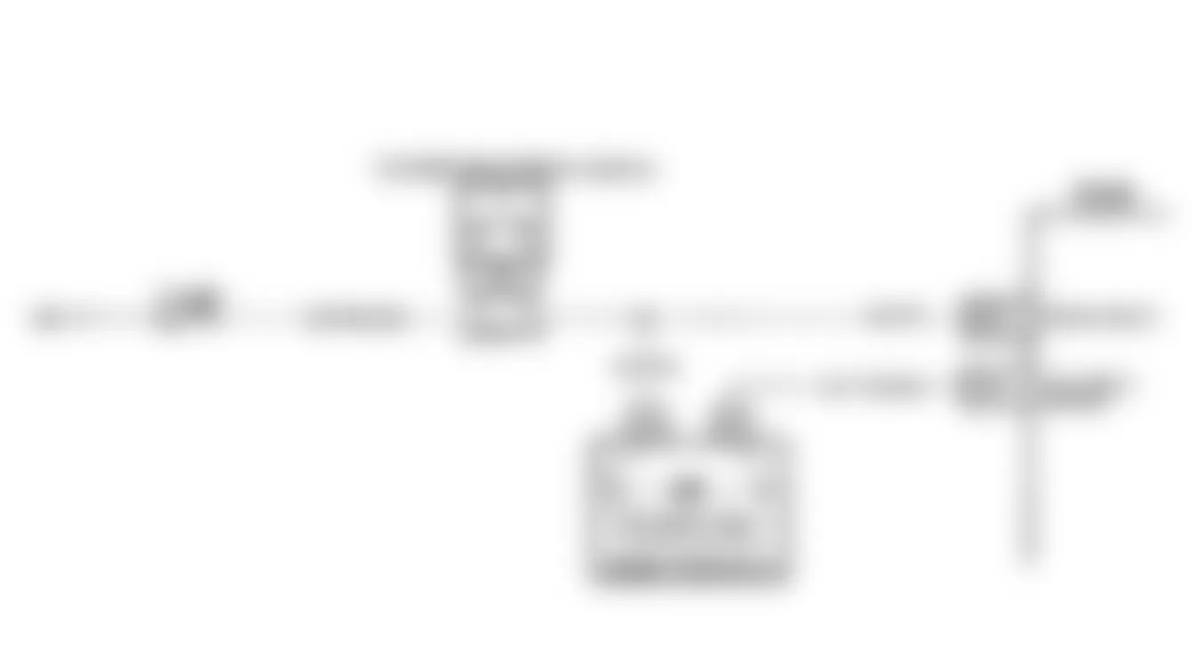 Buick Riviera 1992 - Component Locations -  Code 39, W/O Tech 1, W/4T60 Transaxle, TCC Ckt, Schematic