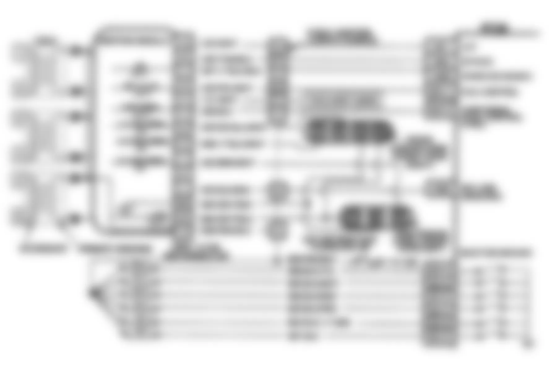 Buick Riviera 1992 - Component Locations -  Code 41, Schematic, Cam Sens Ckt, Toronado & Trofeo