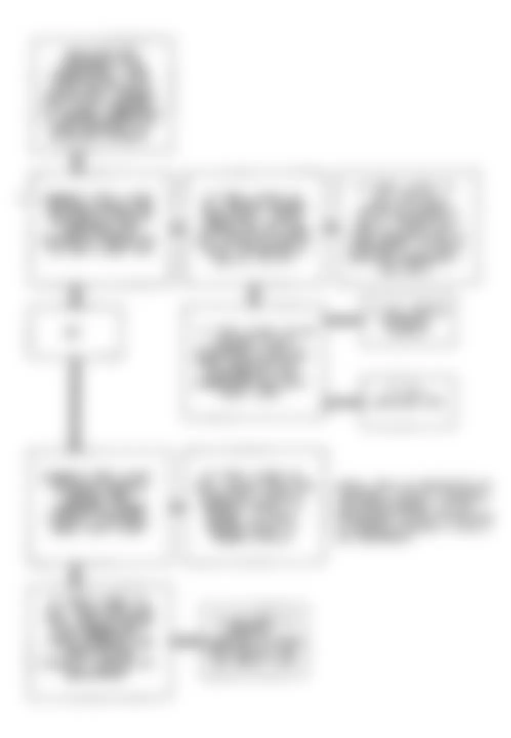 Buick Riviera 1992 - Component Locations -  Code 56, Flow Chart (2 of 2), Quad-Driver B Fault, VIN 1