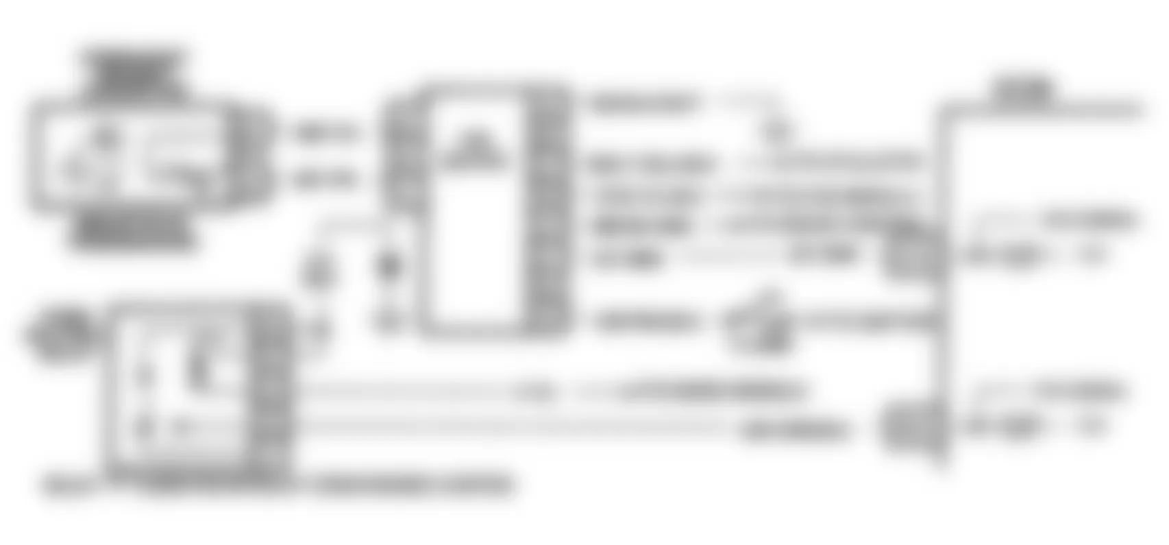 Buick Roadmaster Limited 1992 - Component Locations -  Code 24, Schematic, Vehicle Speed Sensor (VSS), D Body