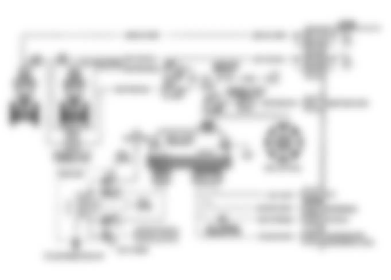 Buick Roadmaster Limited 1992 - Component Locations -  Code 42, Schematic, EST Ckt Open or Grounded, F Body