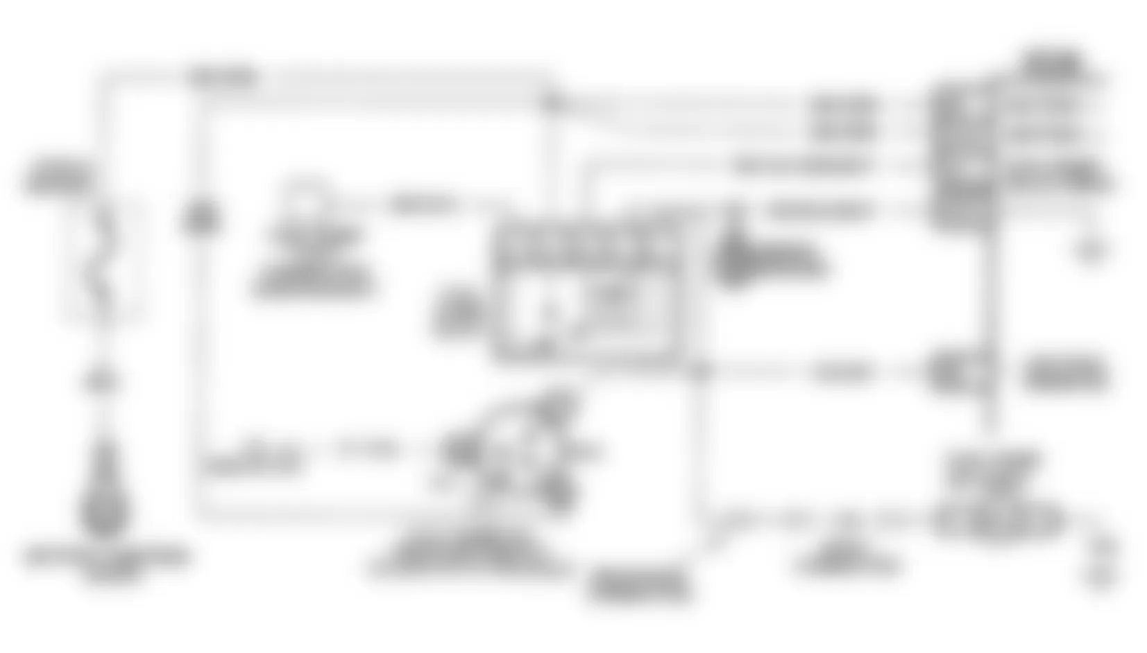 Buick Roadmaster Limited 1992 - Component Locations -  Code 54, Schematic, Fuel Pump Voltage Low, F Body