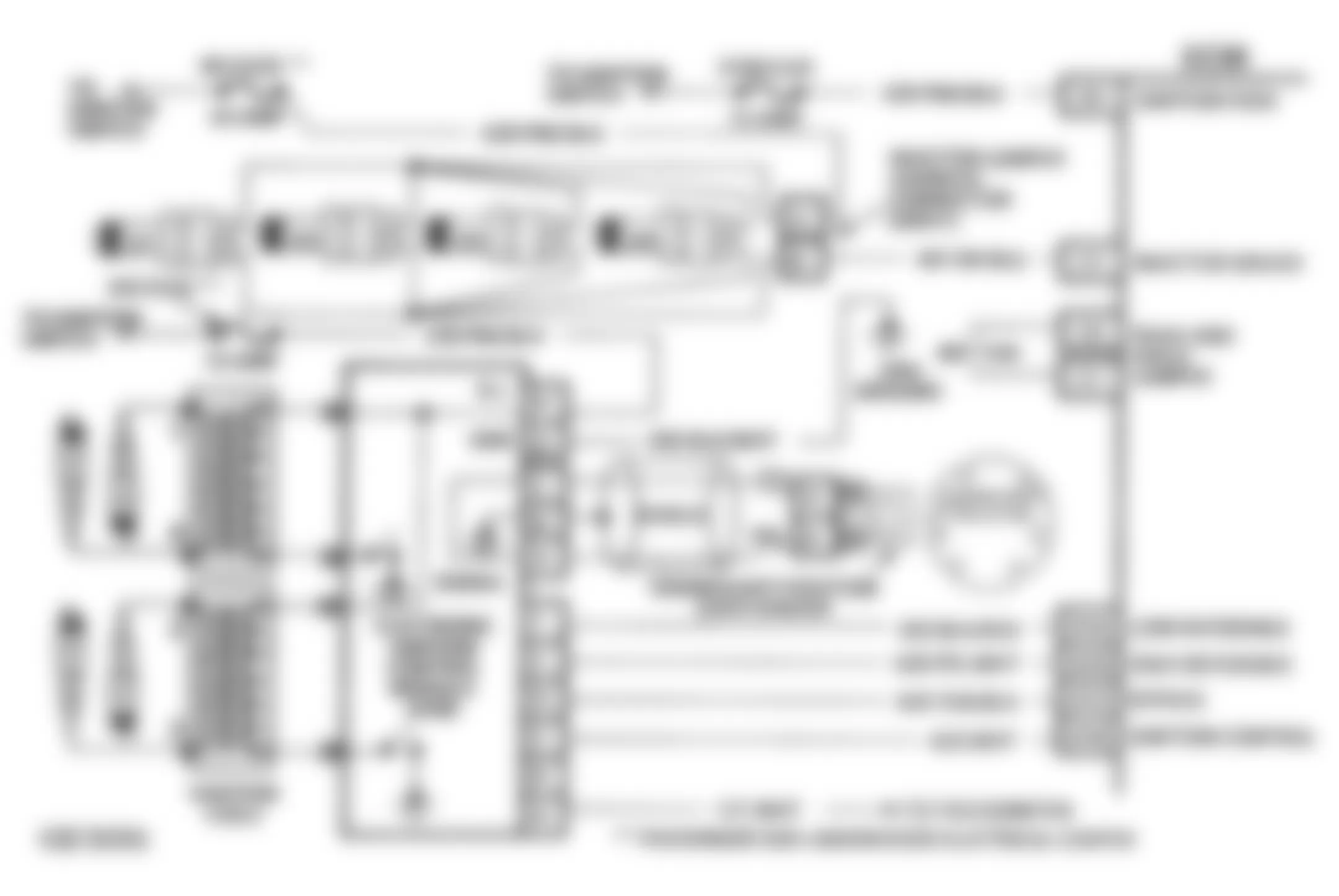 Buick Century Limited 1993 - Component Locations -  Code 42 Schematic (2.2L W Body) EST Circuit Open Or Grounded