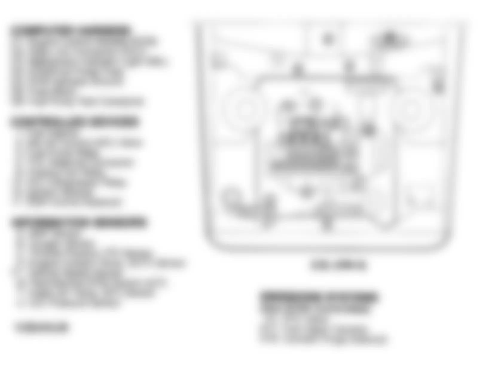 Buick Century Special 1993 - Component Locations -  Component Locations (1 Of 2)