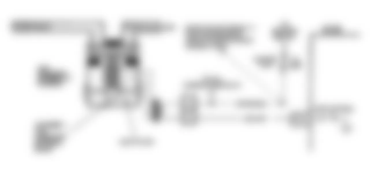 Buick Century Special 1993 - Component Locations -  Code 32 Schematic (2.2L A Body & 2.2L J Body) EGR System Error