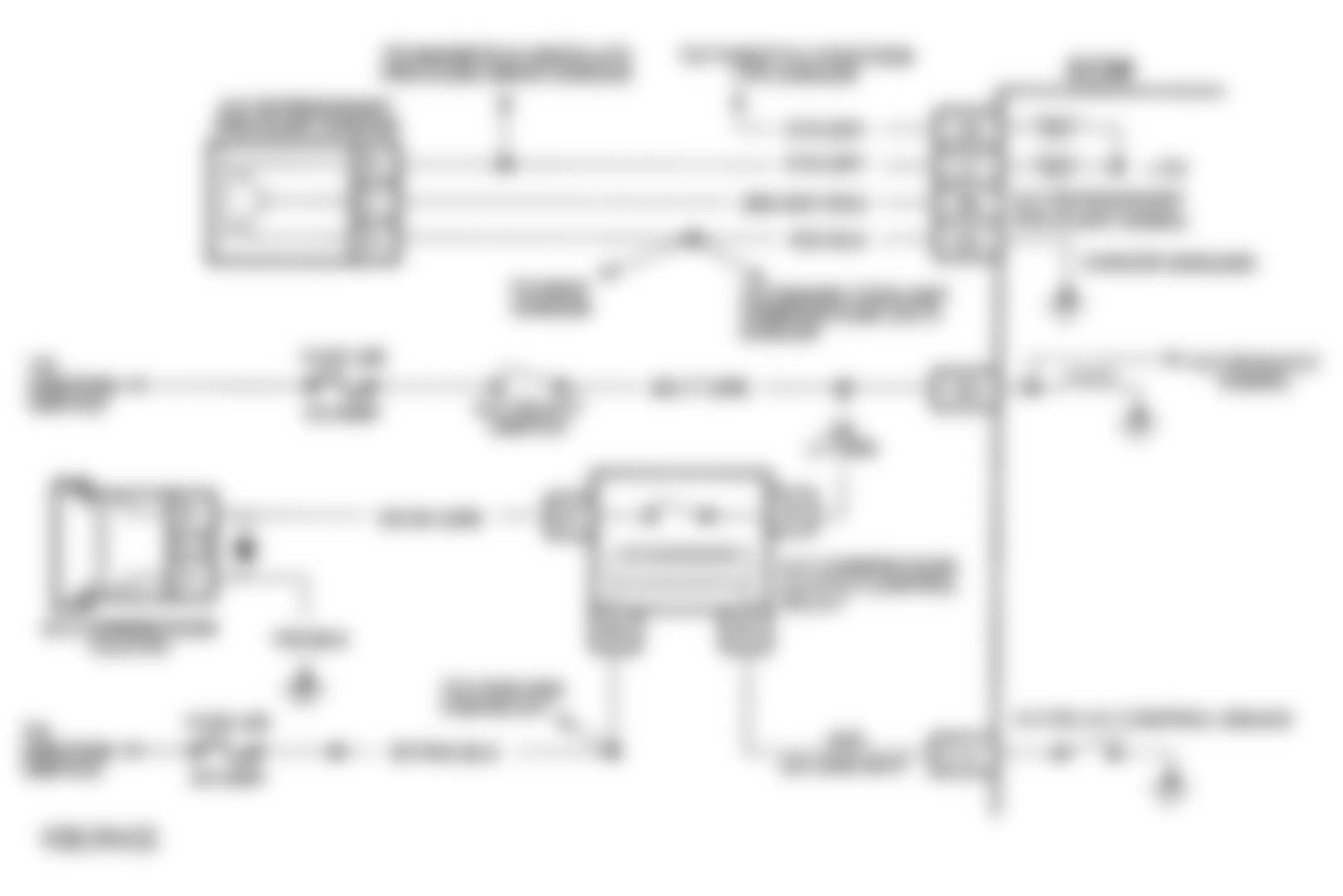 Buick Century Special 1993 - Component Locations -  Code 66 Schematic (2.2L W Body) A/C Pressure Sensor