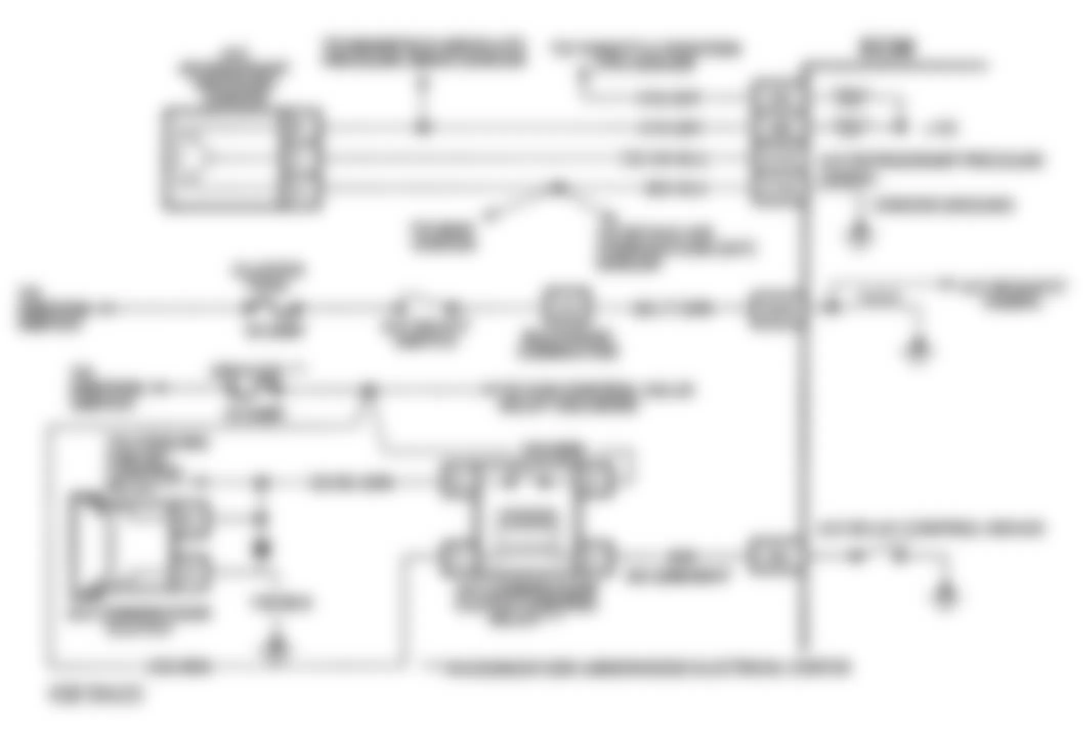 Buick Century Special 1993 - Component Locations -  Code 66 Schematic (2.2L J Body) A/C Pressure Sensor