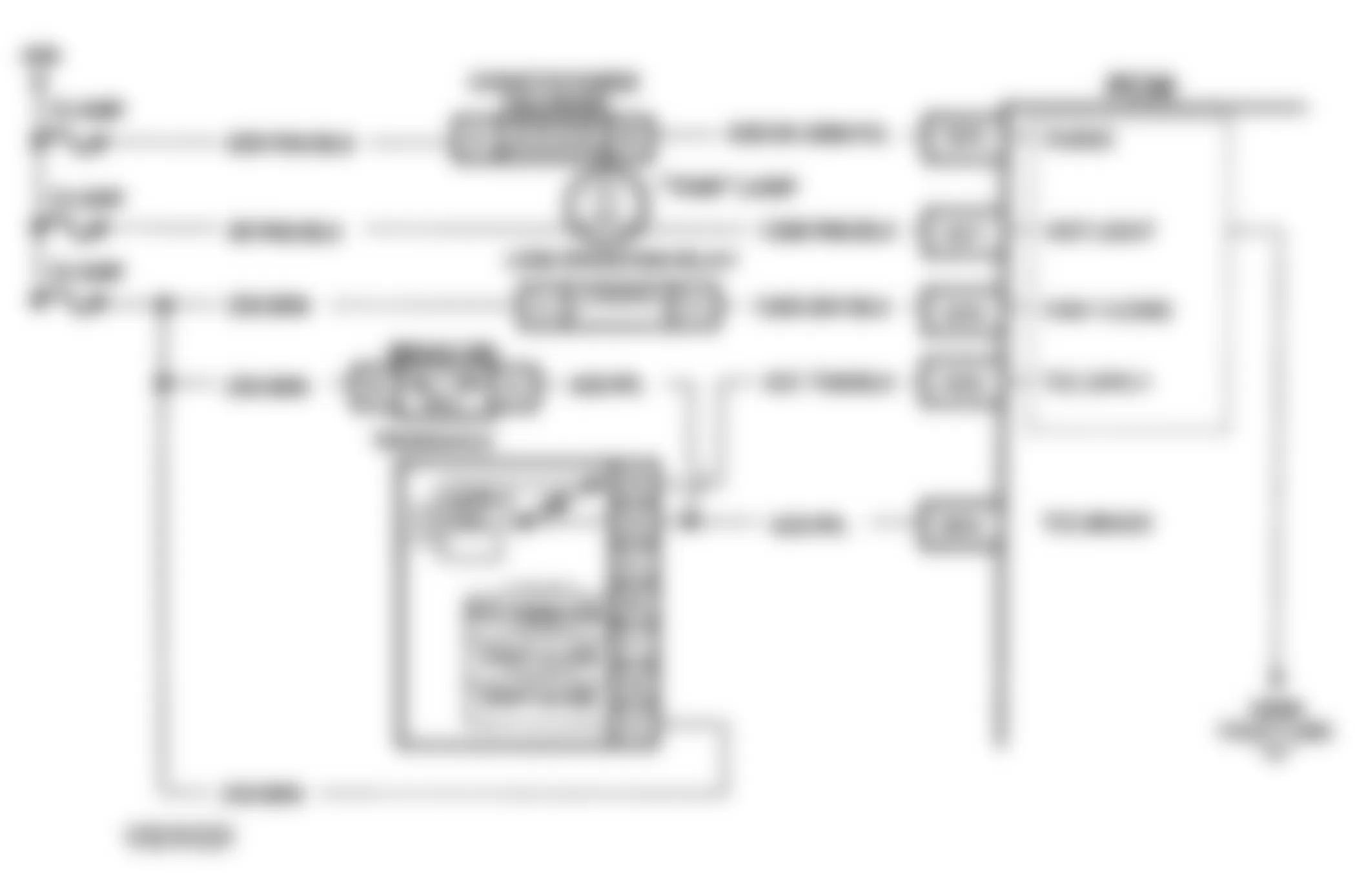 Buick Park Avenue Ultra 1993 - Component Locations -  Code 26 Schematic (3.8L C & H BODIES) Quad-Driver A Error