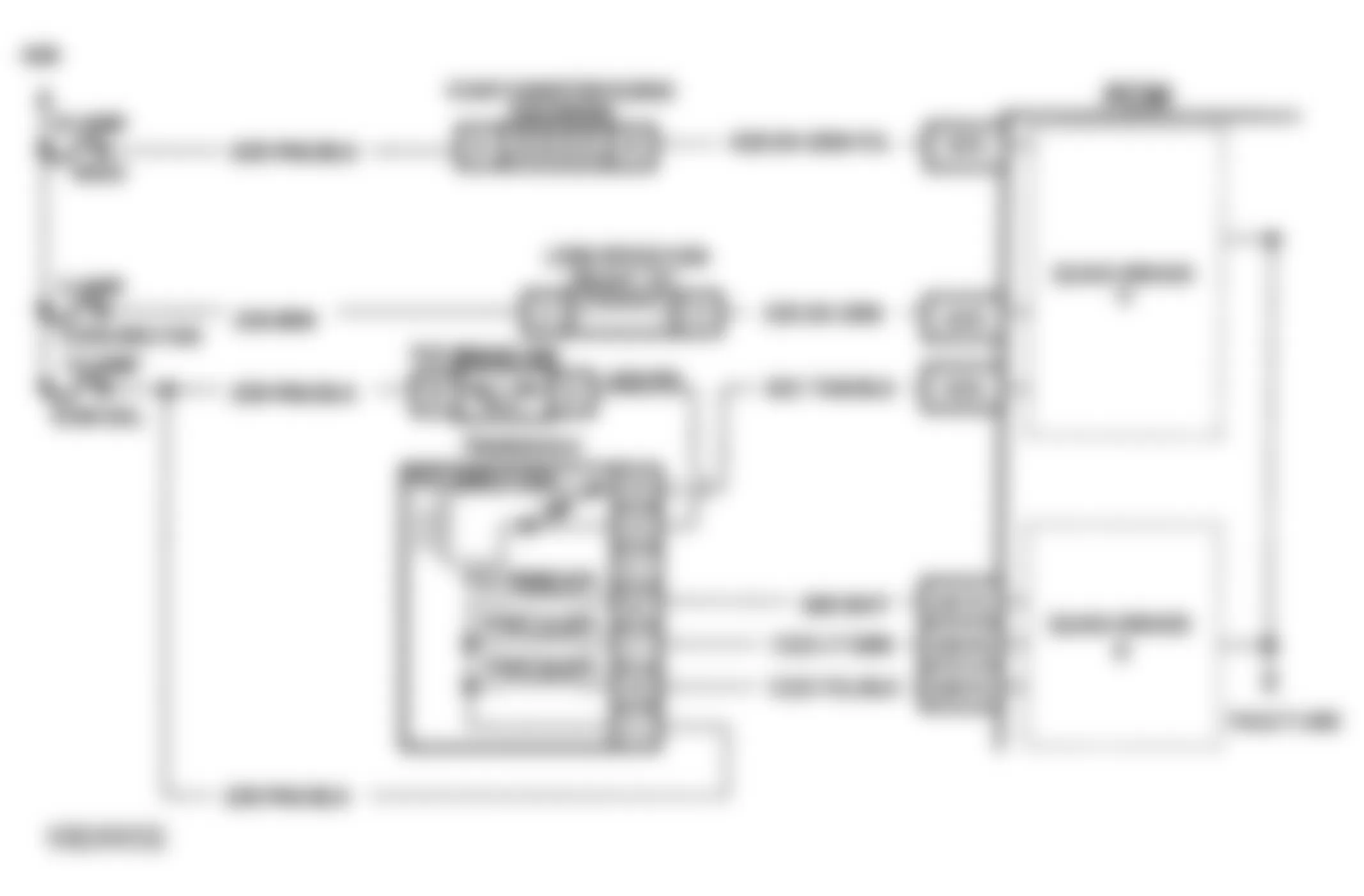 Buick Park Avenue Ultra 1993 - Component Locations -  Code 26 Schematic (3.8L E Body) Quad-Driver Error