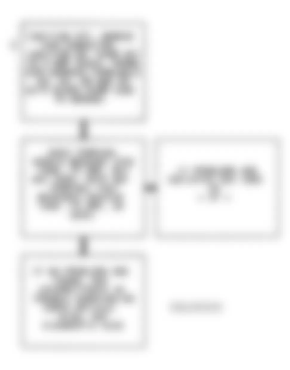 Buick Park Avenue Ultra 1993 - Component Locations -  Code 26 Flow Chart (3.8L W Body) (2 of 4) Quad-Driver A Error