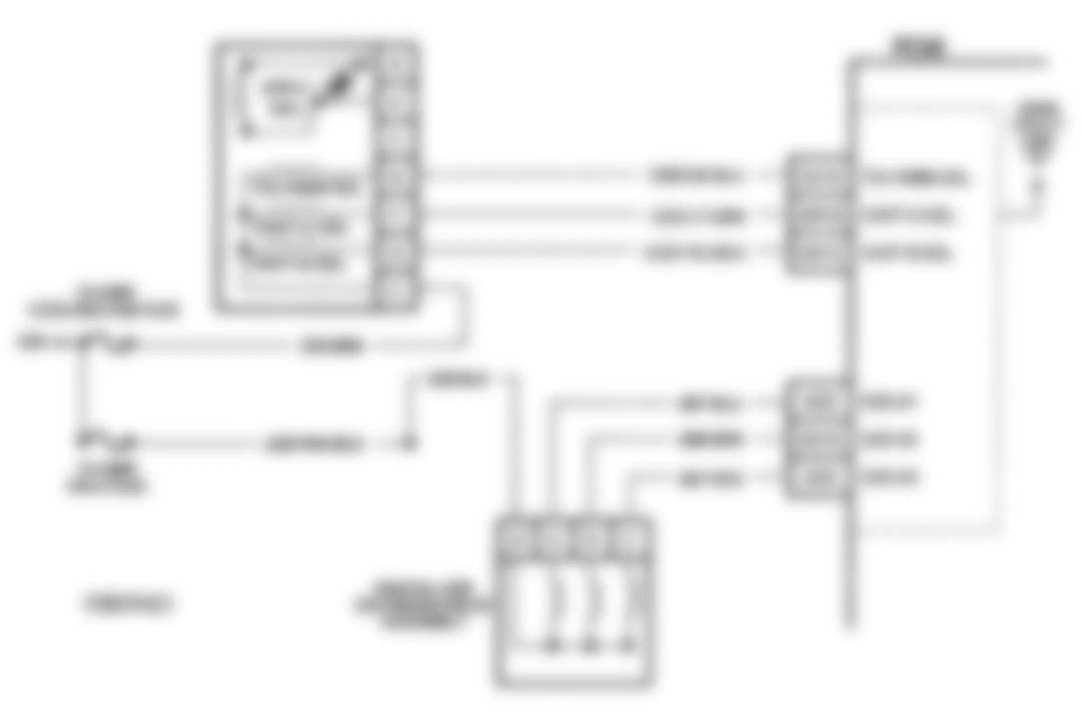 Buick Park Avenue Ultra 1993 - Component Locations -  Code 56 Schematic (3.8L (VIN L) C & H Bodies) Quad-Driver Error