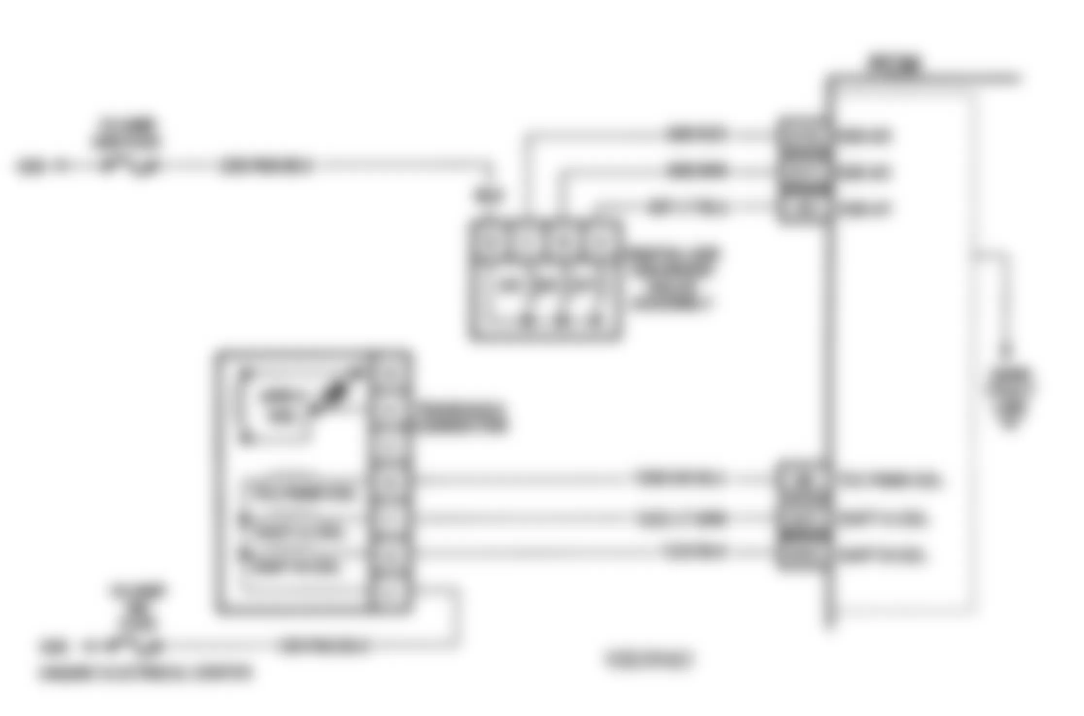 Buick Park Avenue Ultra 1993 - Component Locations -  Code 56 Schematic (3.8L W Bodies) Quad-Driver Error