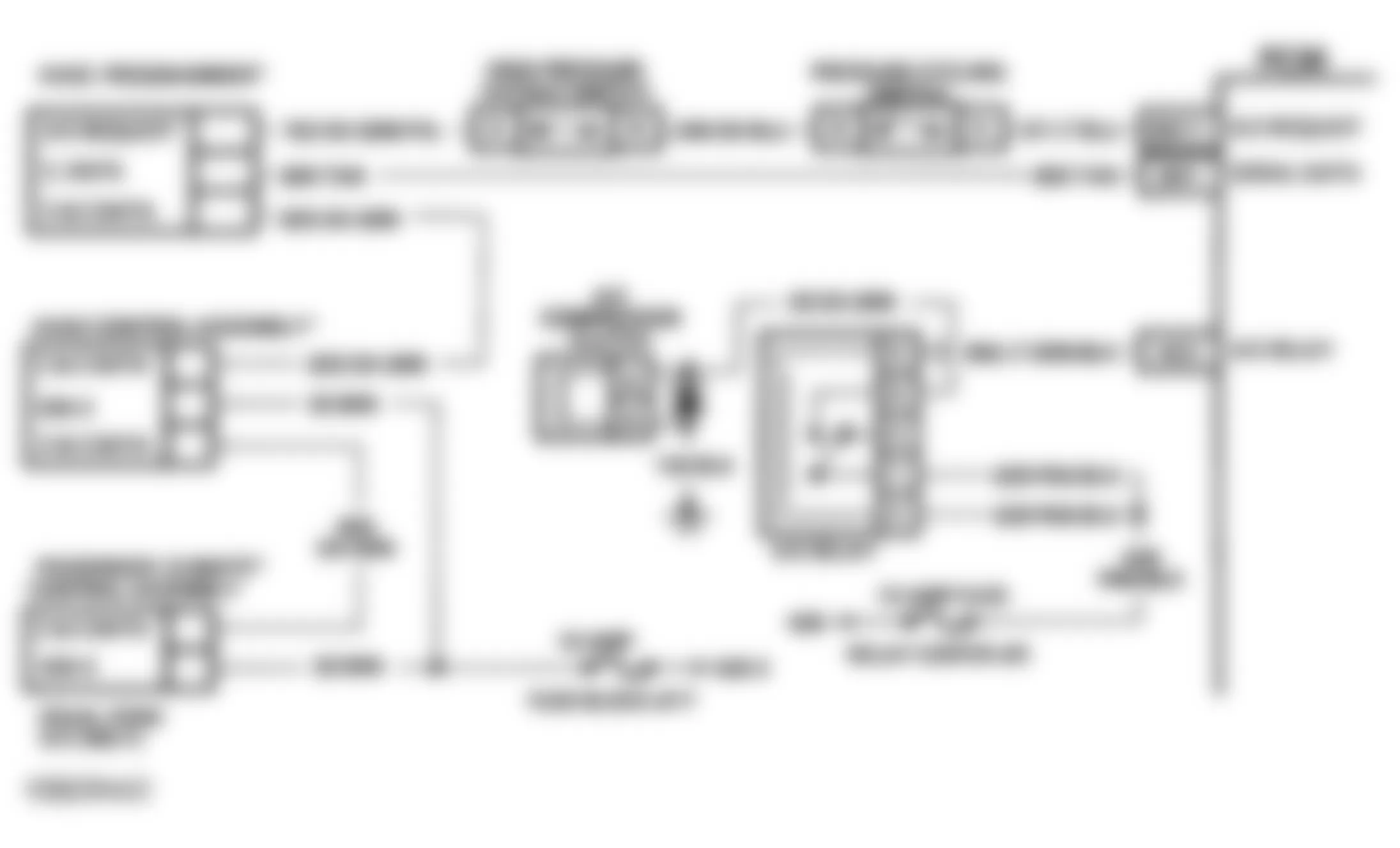 Buick Park Avenue Ultra 1993 - Component Locations -  Code 66 Schematic (3.8L C & H Bodies W/Digital Display) Low A/C Refrigerant Charge