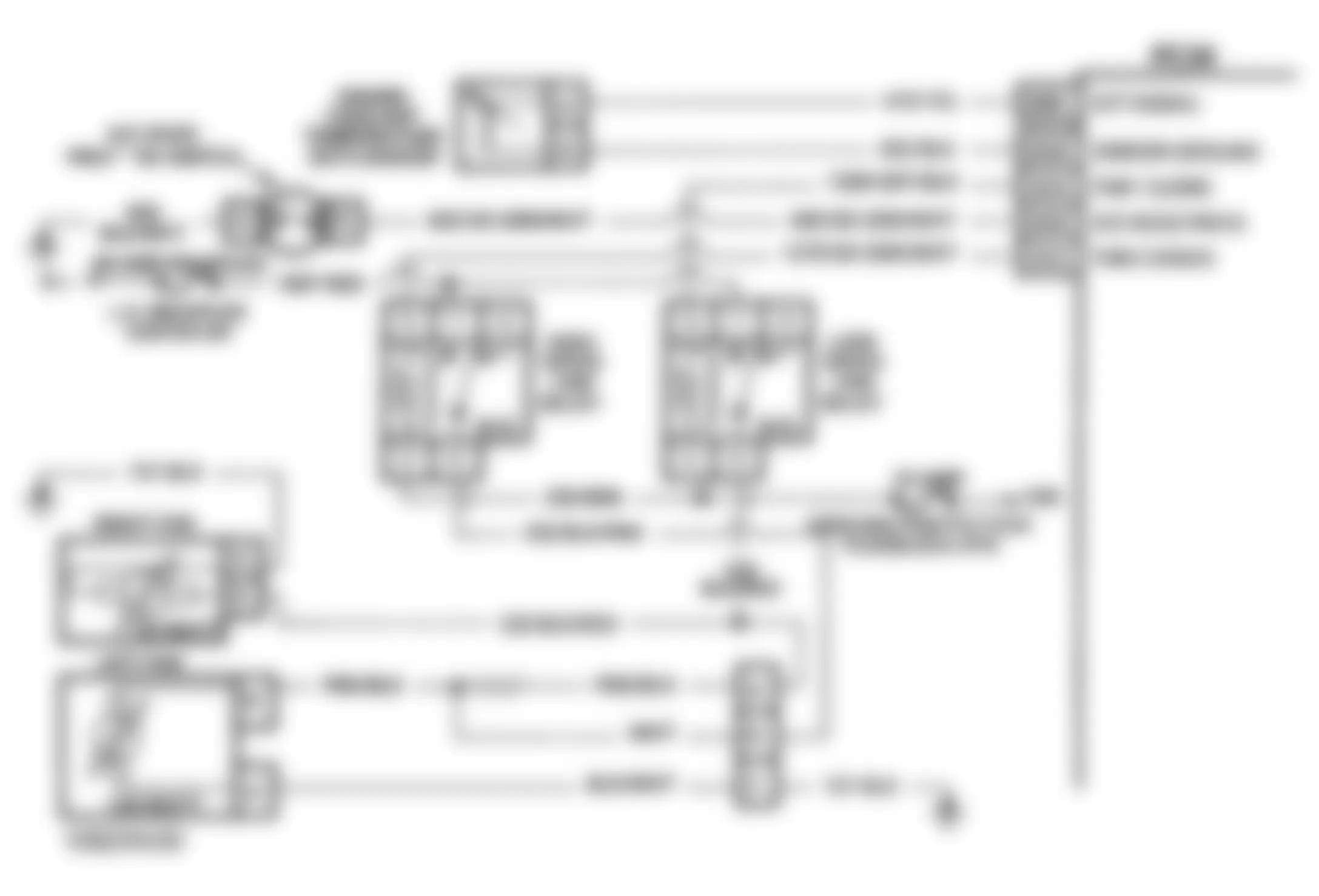 Buick Park Avenue Ultra 1993 - Component Locations -  Code 69 Schematic (3.8L C & H Bodies) A/C Head Pressure Switch