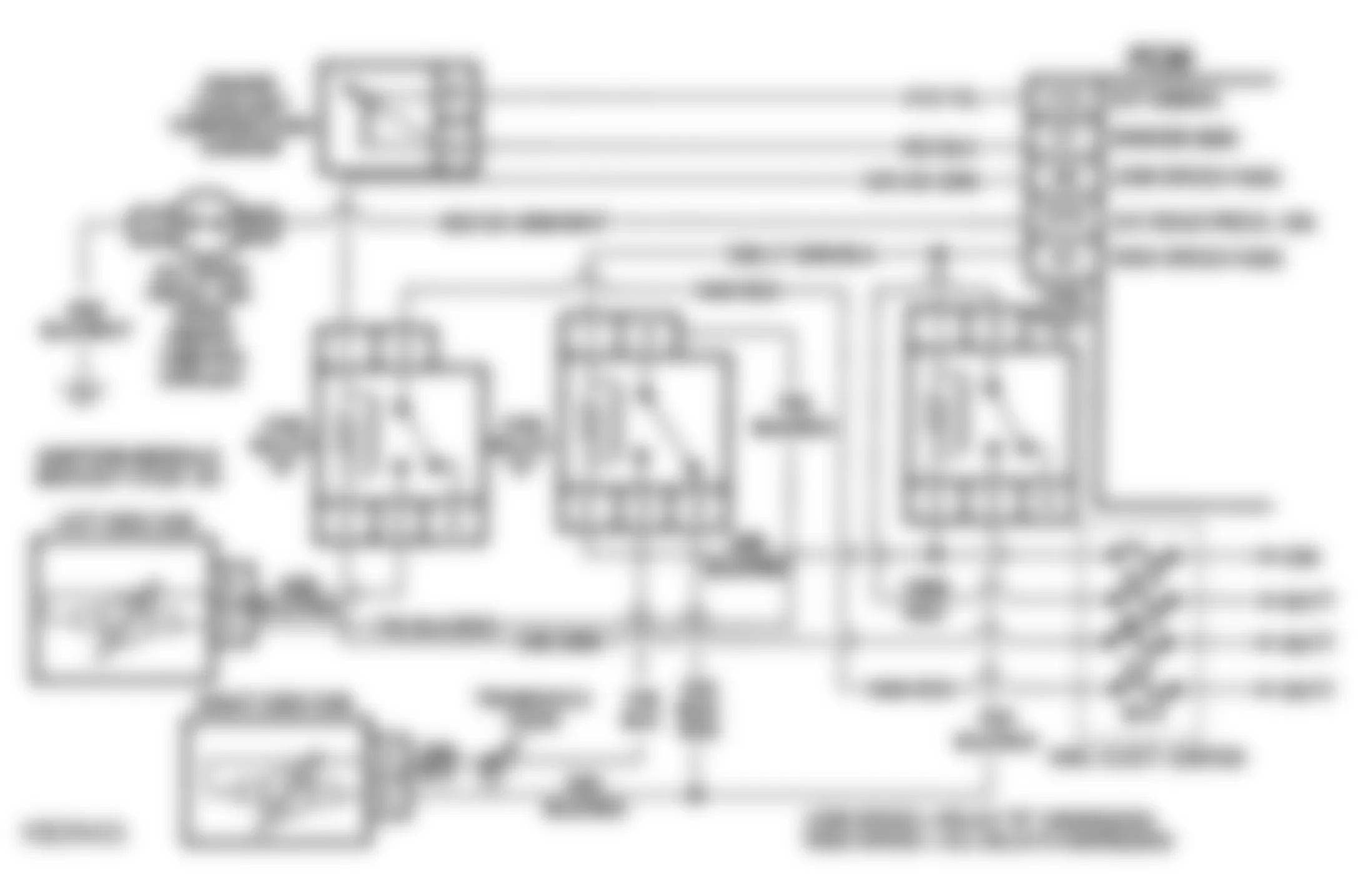 Buick Park Avenue Ultra 1993 - Component Locations -  Code 69 Schematic (3.8L W Body) A/C Head Pressure Switch