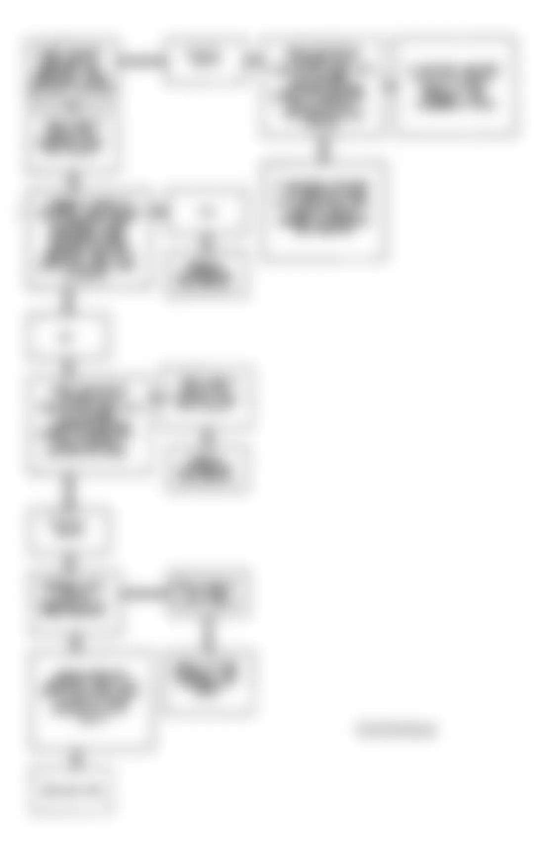 Buick Regal Custom 1993 - Component Locations -  Code 16 Flow Chart (3.1L Calif. W Body) System Voltage Low