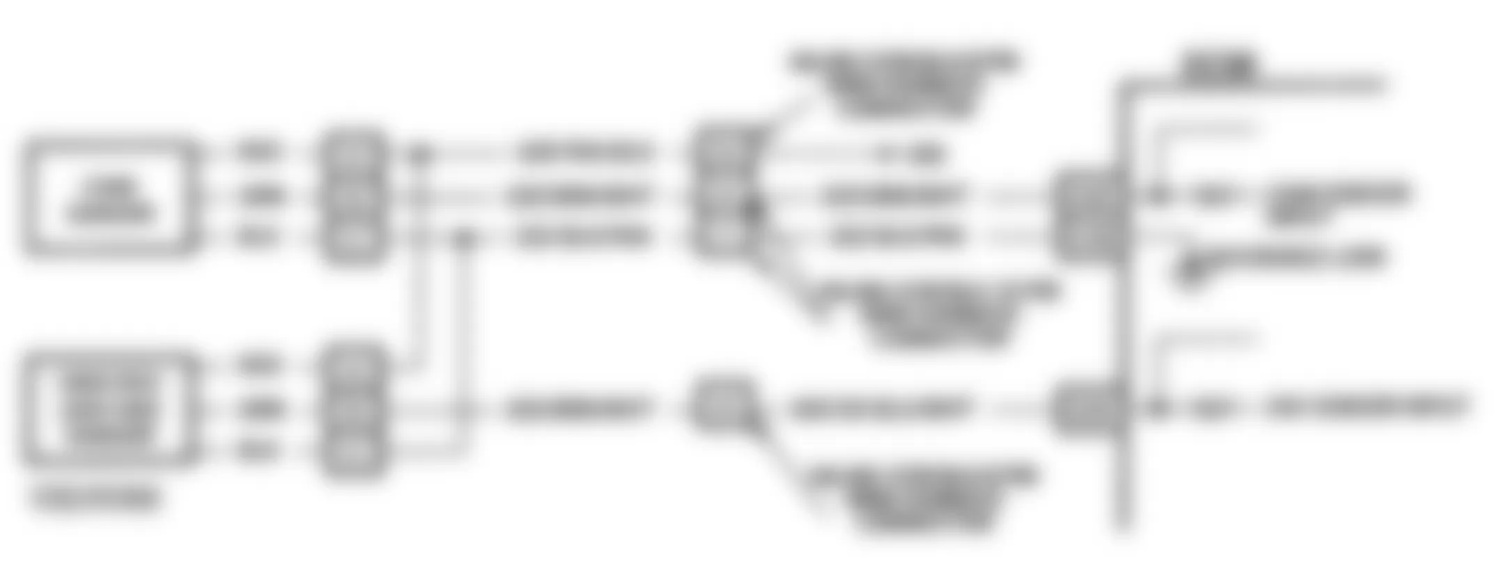 Buick Regal Custom 1993 - Component Locations -  Code 17 Schematic (3.1L Calif. W Body) Camshaft Sensor Error