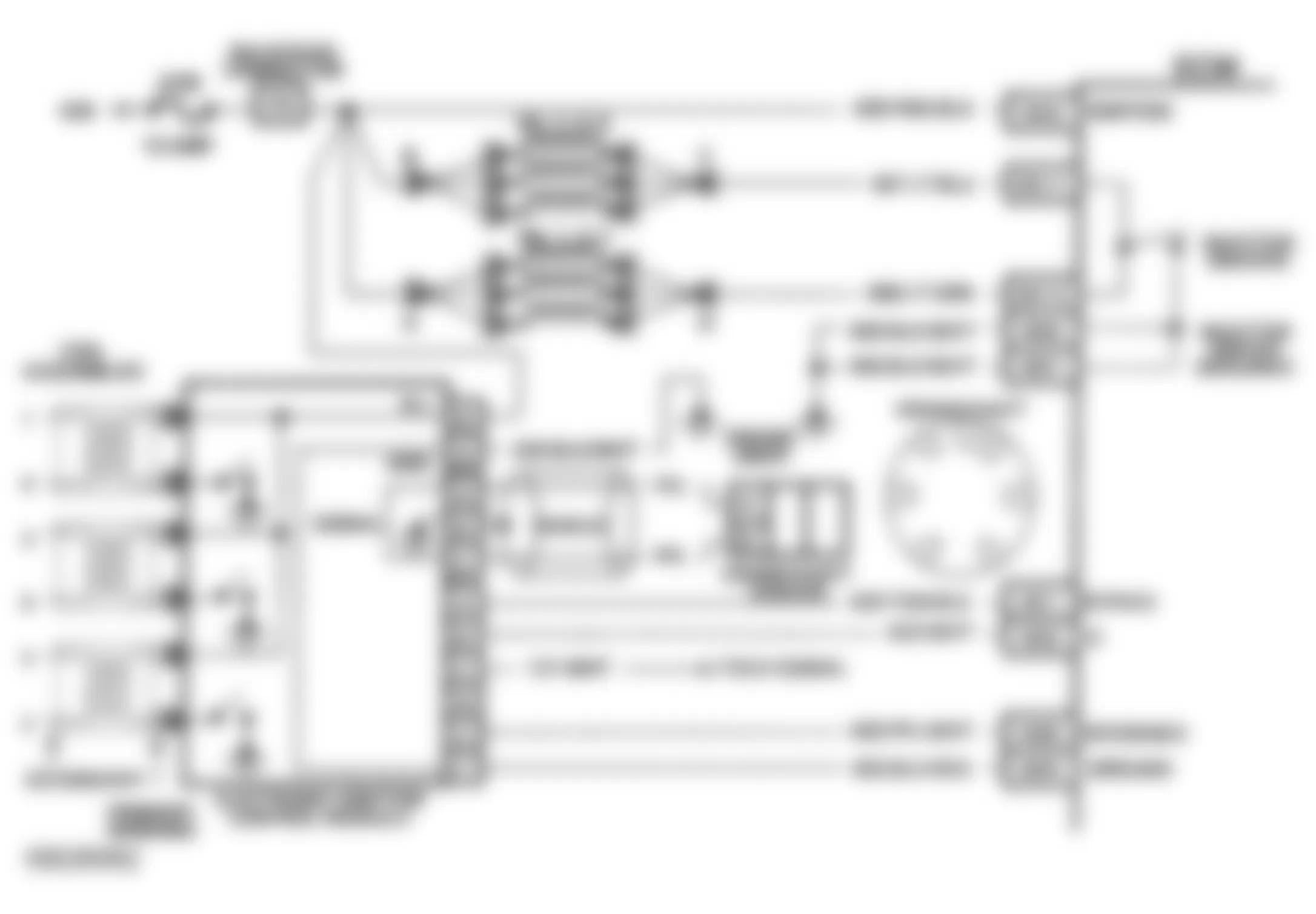Buick Regal Custom 1993 - Component Locations -  Code 42 Schematic (3.1L J Body) EST Circuit Open Or Grounded