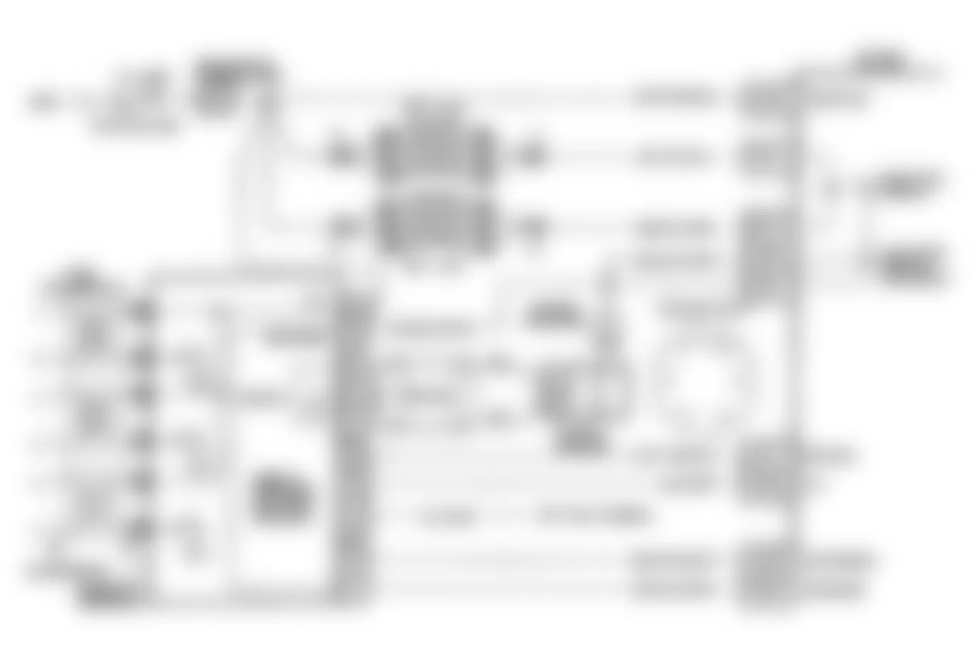 Buick Regal Custom 1993 - Component Locations -  Code 42 Schematic (3.1L L Body) EST Circuit Open Or Grounded