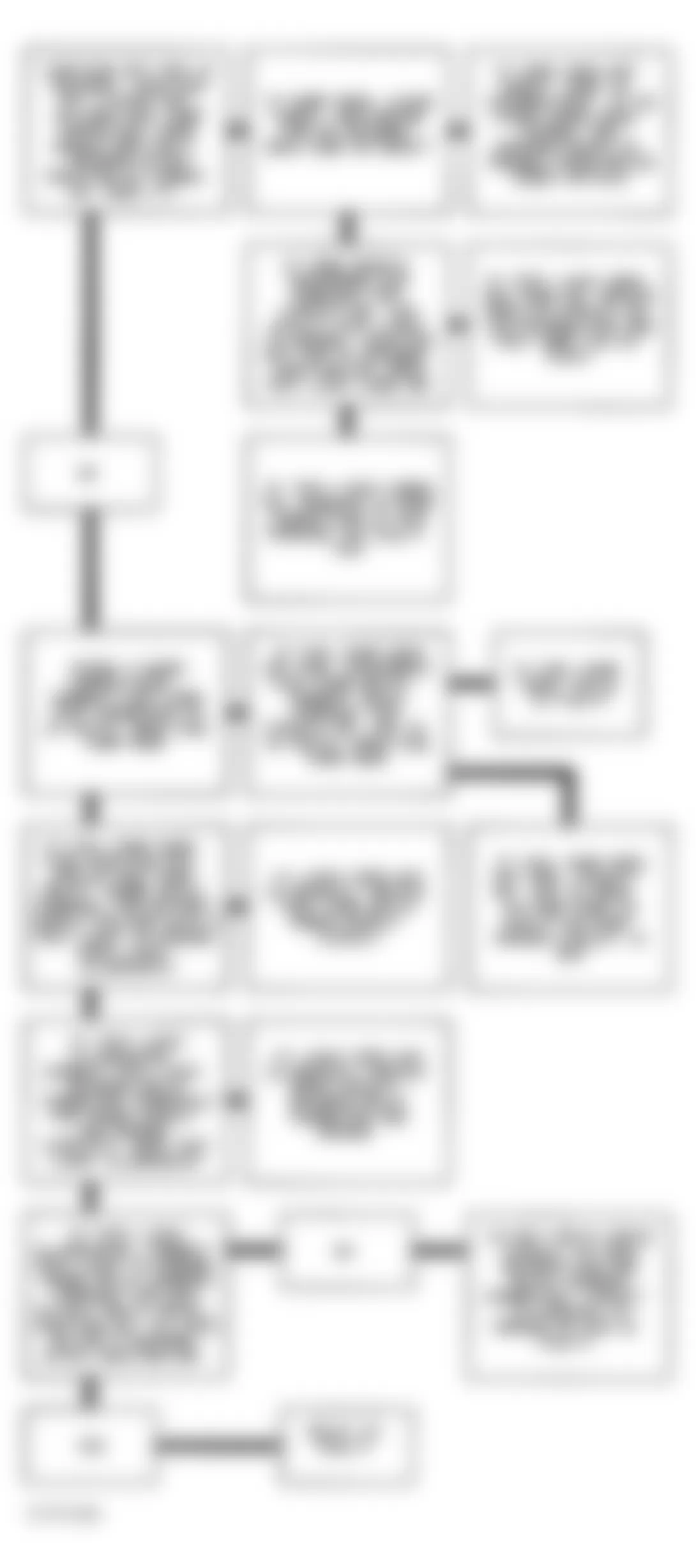 Buick Regal Custom 1993 - Component Locations -  Code 54 Flow Chart (3.1L J & L Bodies) Fuel Pump Voltage Low