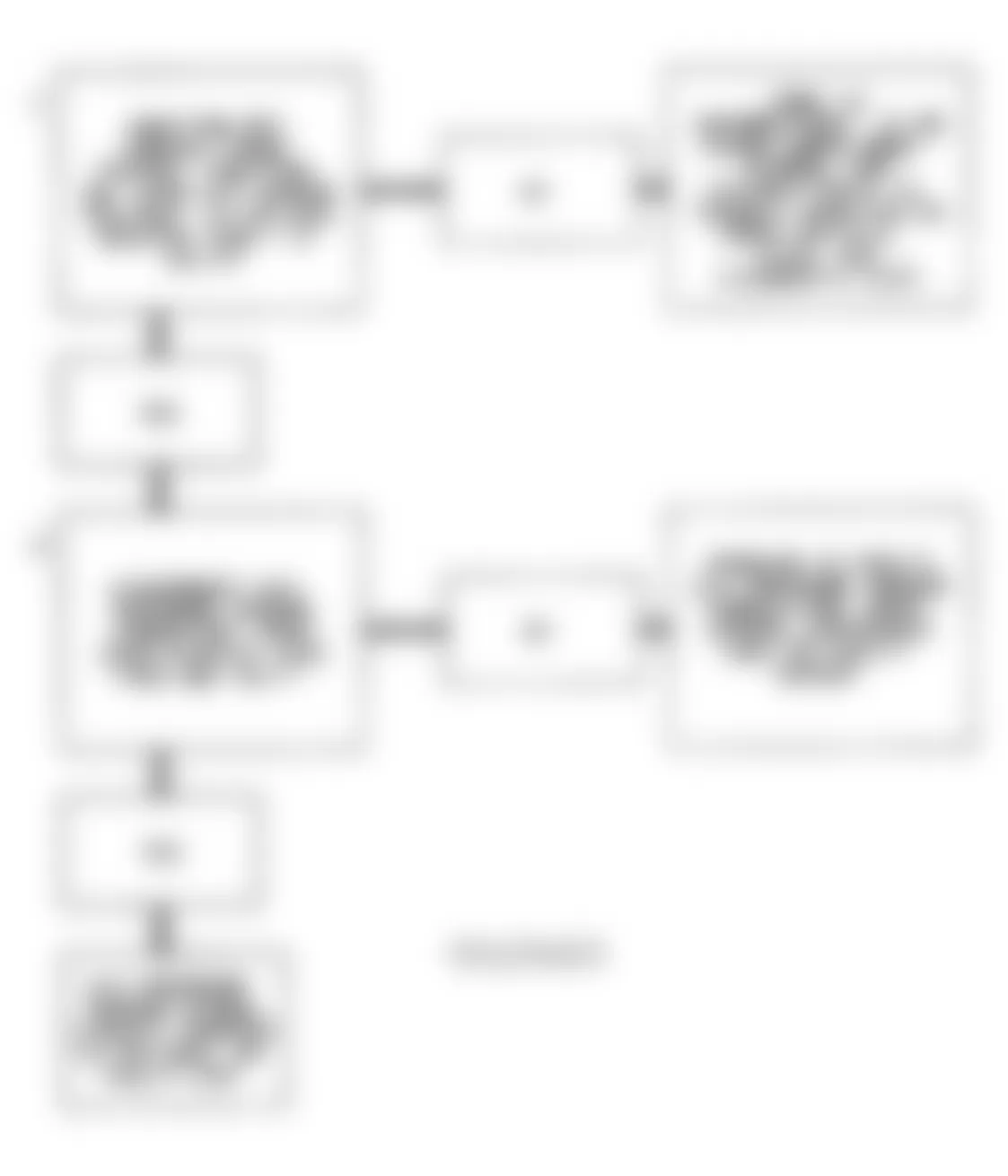 Buick Regal Custom 1993 - Component Locations -  Code 70 Flow Chart (3.1L Calif. W Body) High A/C Pressure