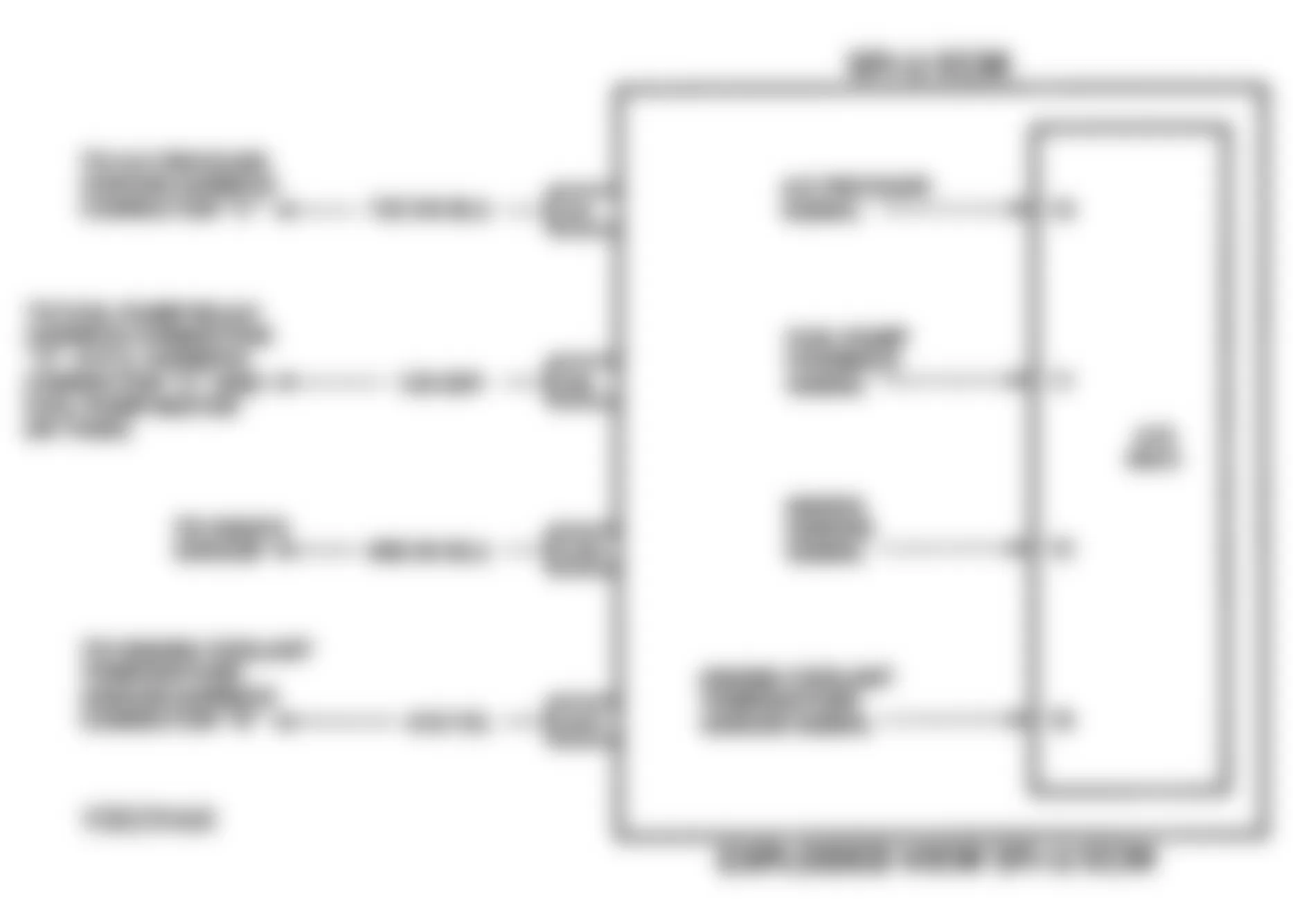 Buick Regal Custom 1993 - Component Locations -  Code 86 Schematic (3.1L Calif. W Body) Analog/Digital Error