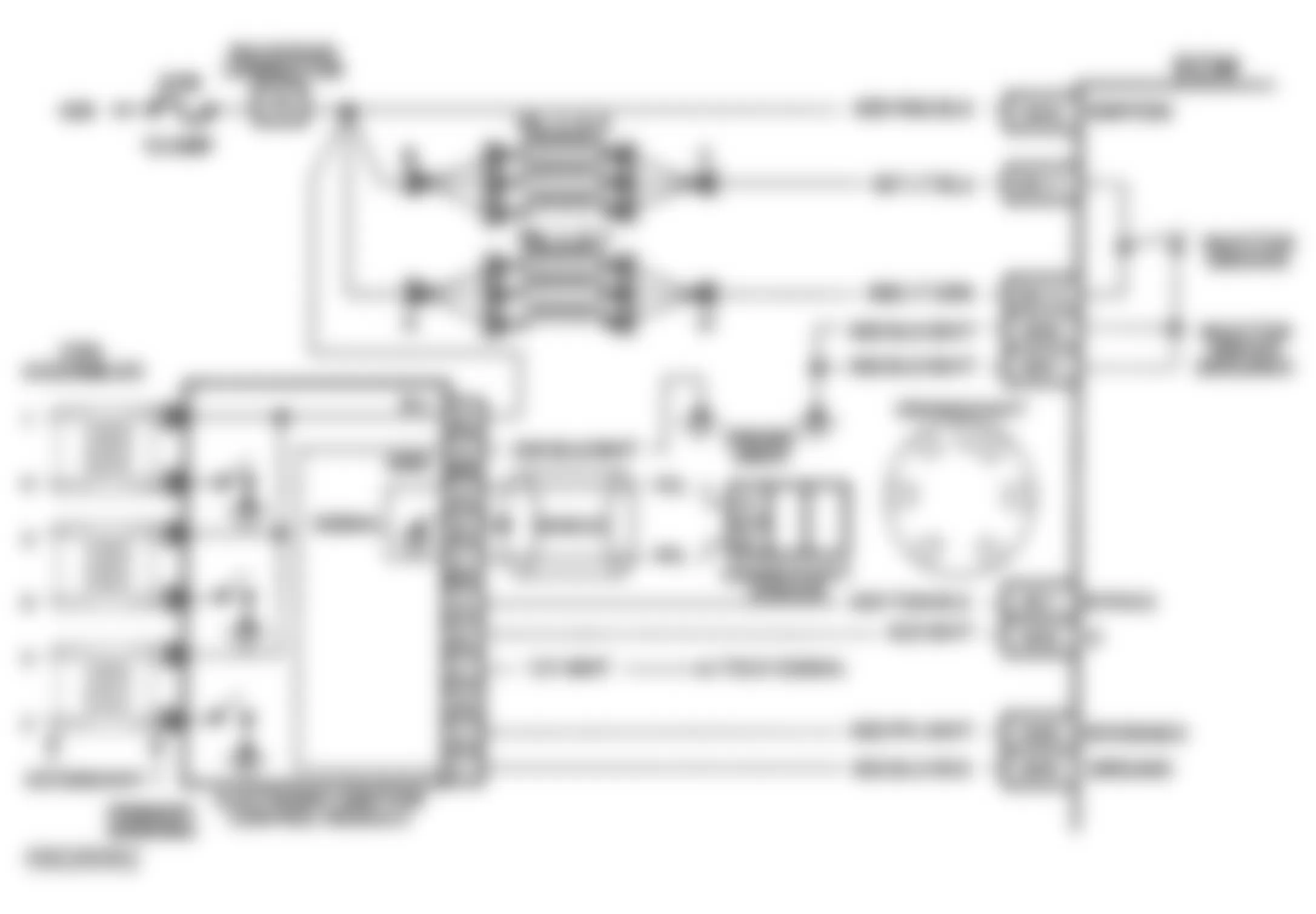 Buick Regal Gran Sport 1993 - Component Locations -  Code 42 Schematic (3.1L J Body) EST Circuit Open Or Grounded