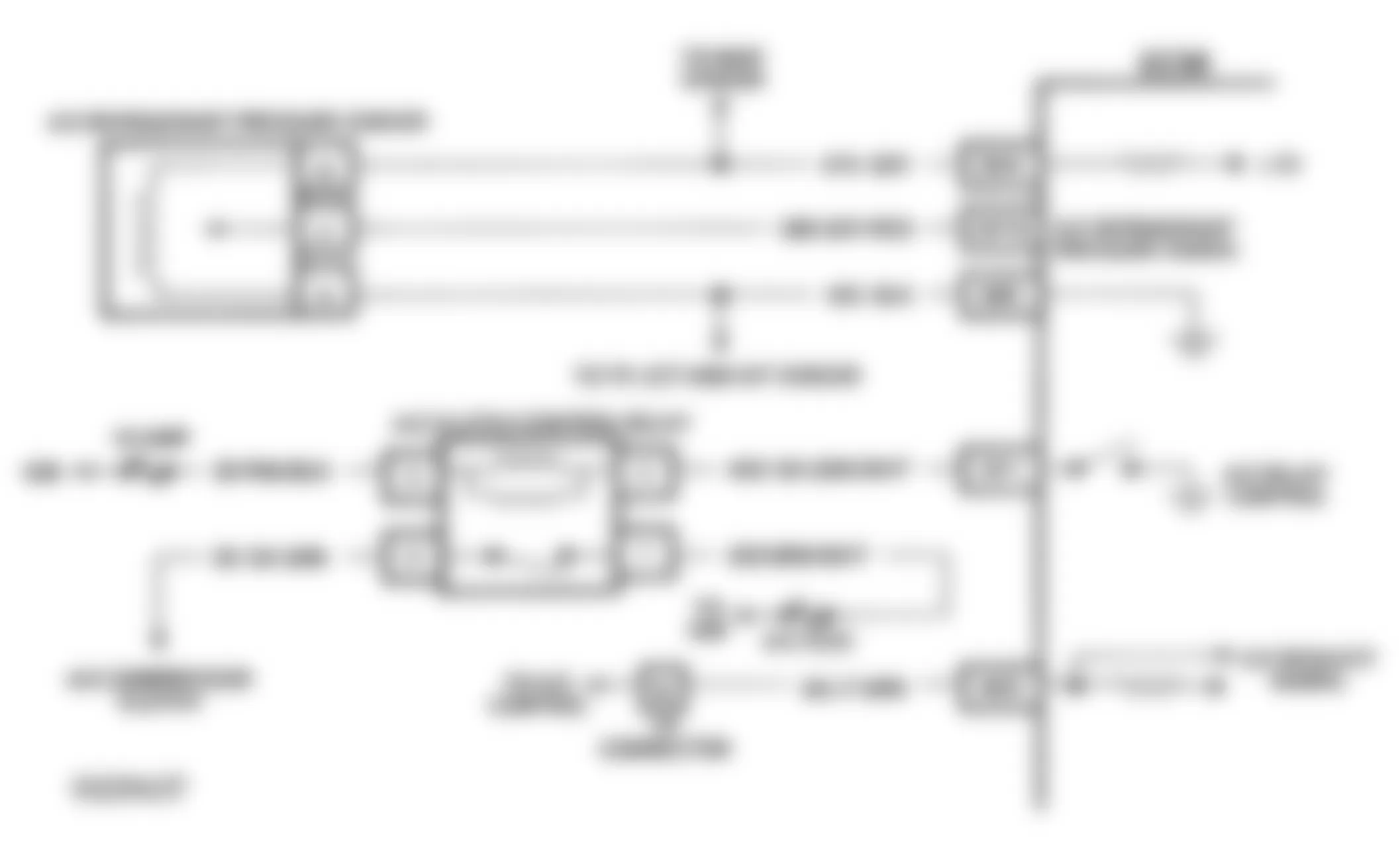 Buick Regal Gran Sport 1993 - Component Locations -  Code 66 Schematic (3.1L J Body) A/C Pressure Sensor