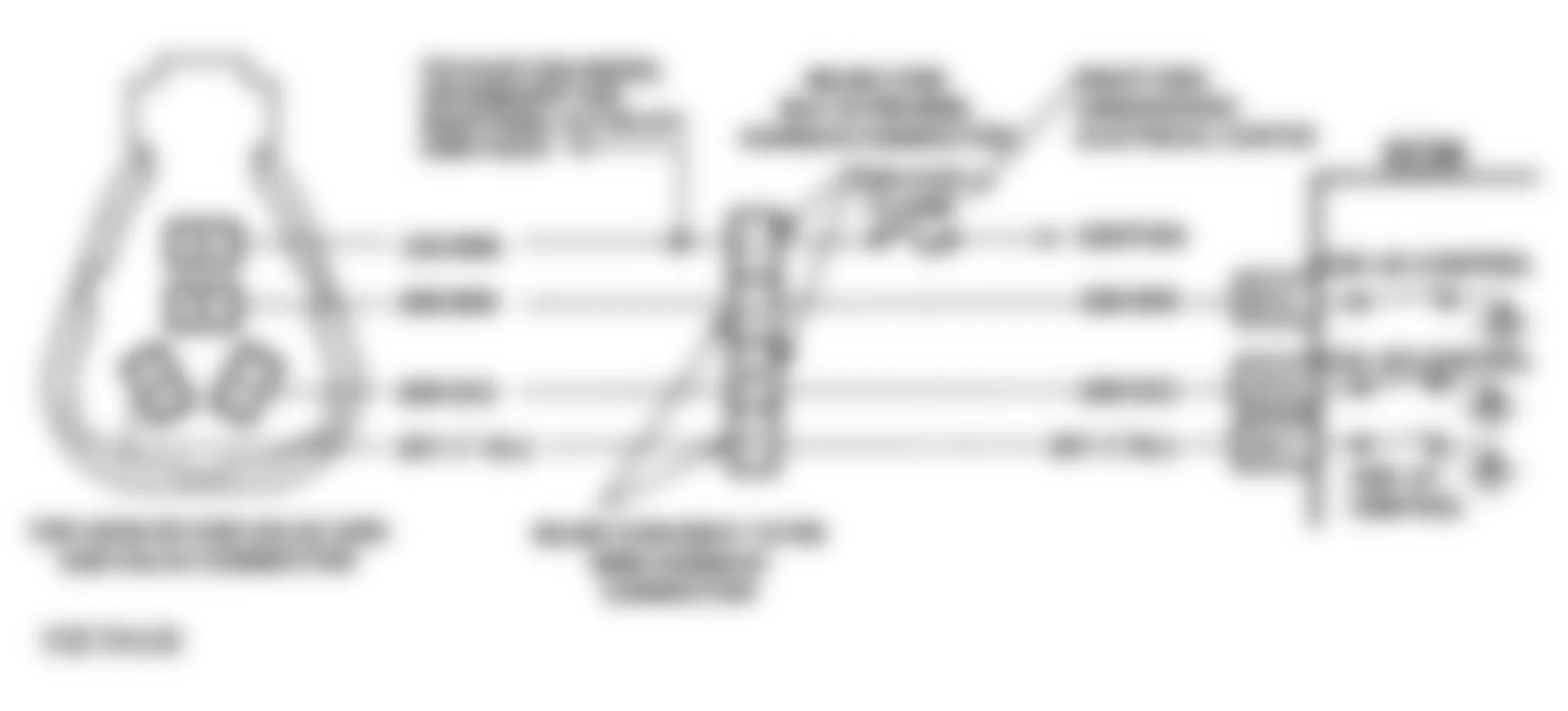 Buick Regal Gran Sport 1993 - Component Locations -  Code 75, 76 Or 77 Schematic (3.1L Calif. W Body) EGR Solenoid Error