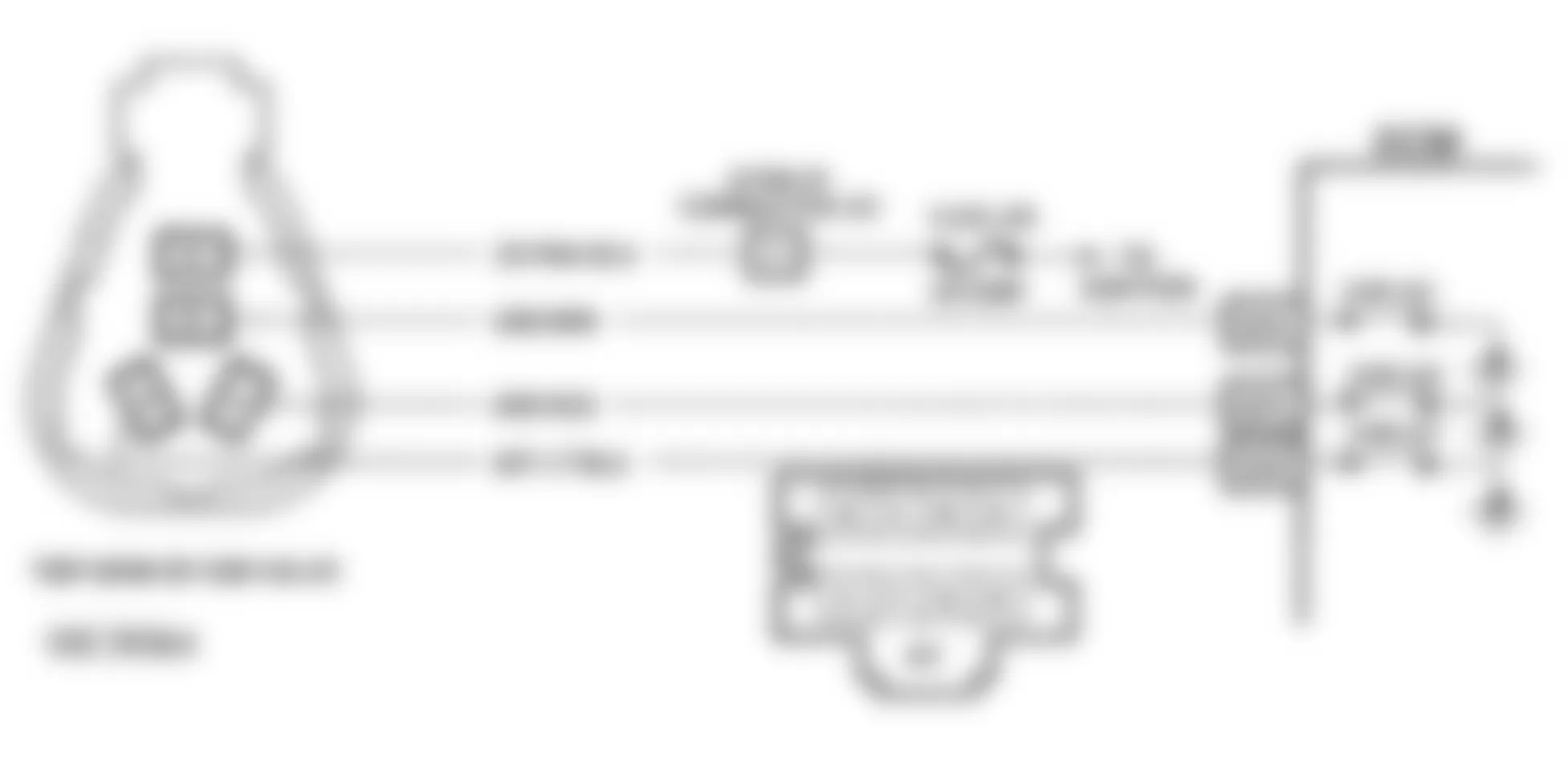 Buick Regal Limited 1993 - Component Locations -  Code 32 Schematic (3.1L L Body) EGR System Error