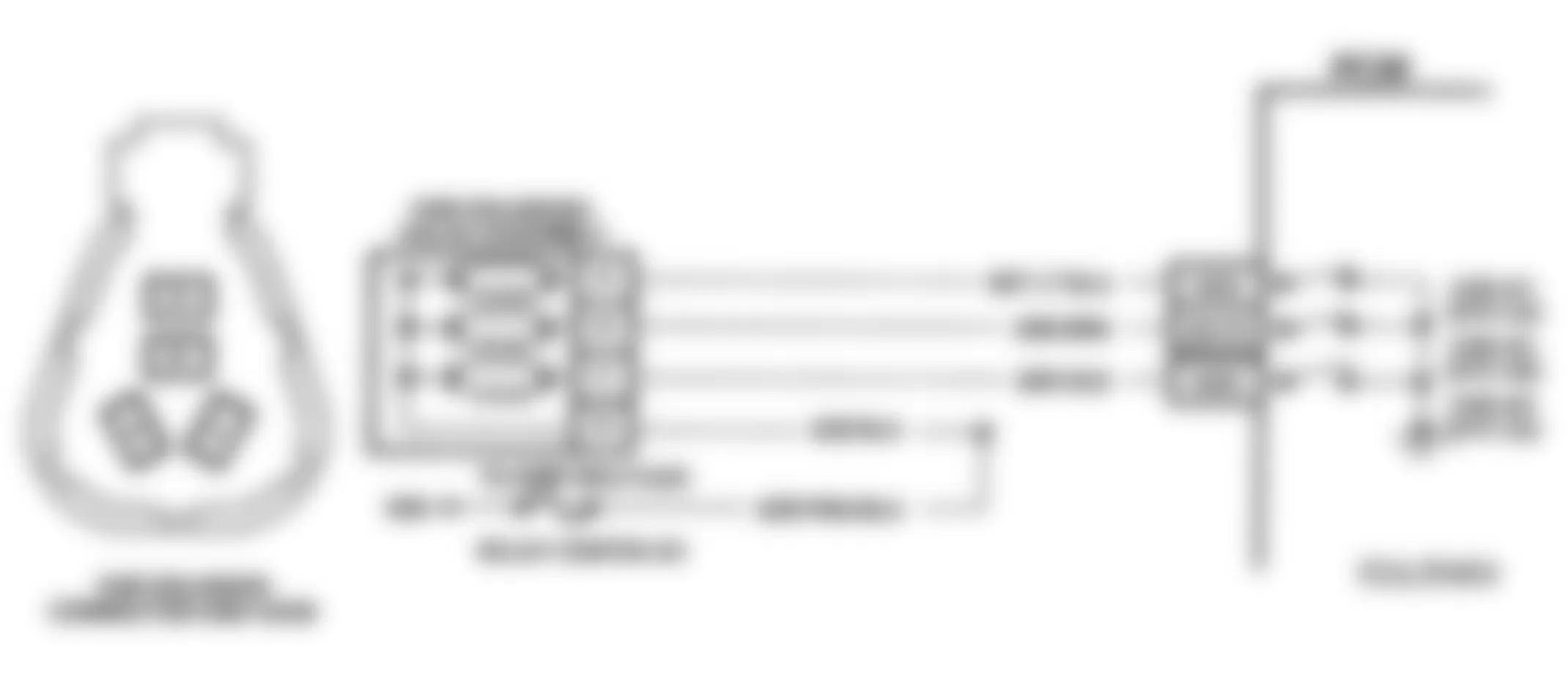 Buick Riviera 1993 - Component Locations -  Code 53, 54 & 55 Schematic (3.8L (VIN L) C & H Body) EGR Fault